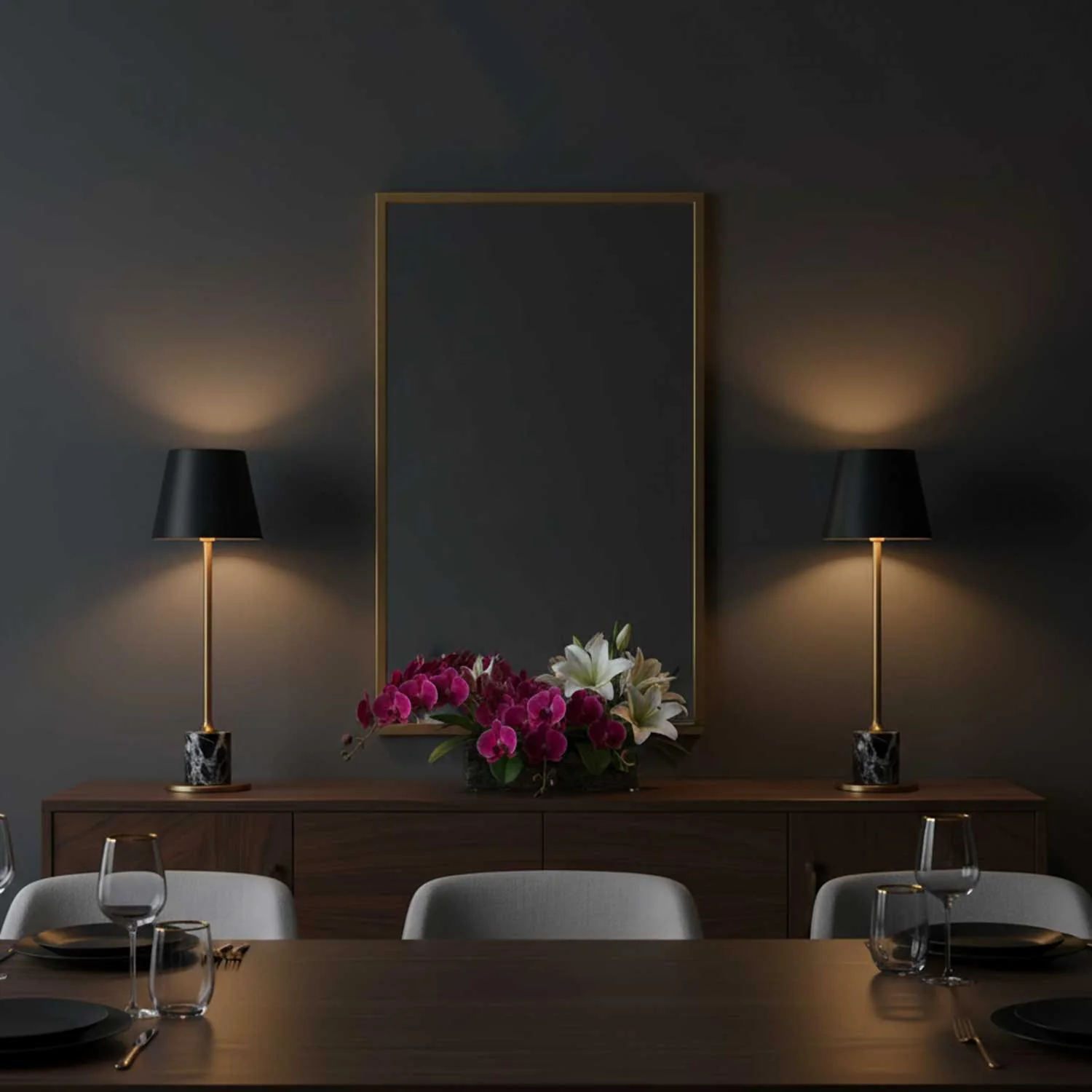 Lirio Mini Marble Table Lamp - Image 3