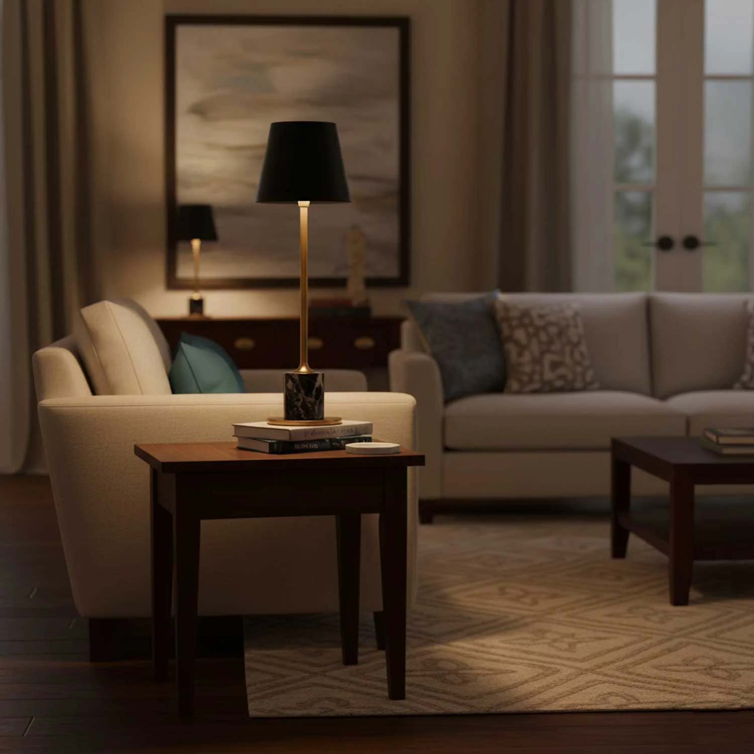 Lirio Mini Marble Table Lamp - Image 4