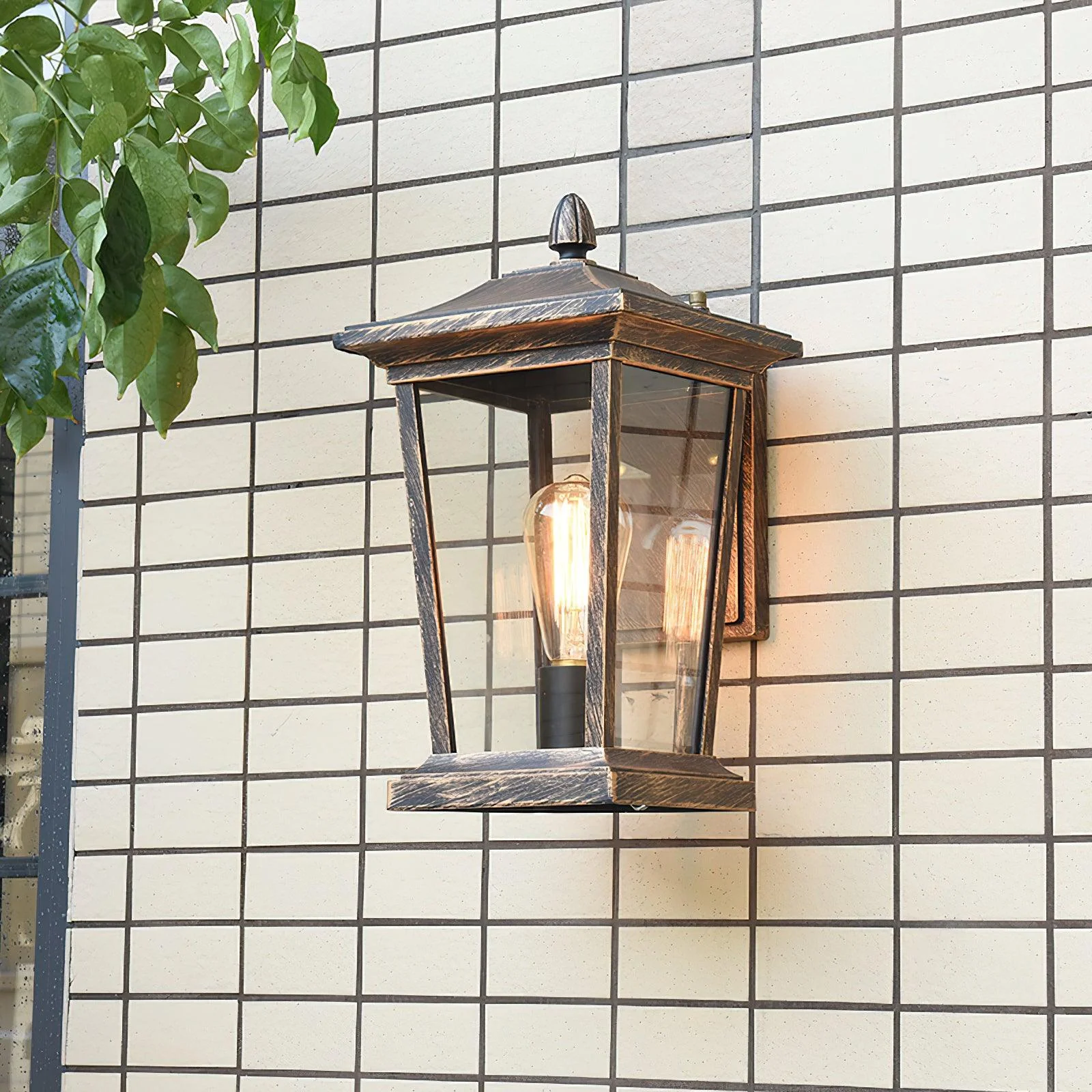 Lodge Birdcage Outdoor Wall Lamp - Image 7