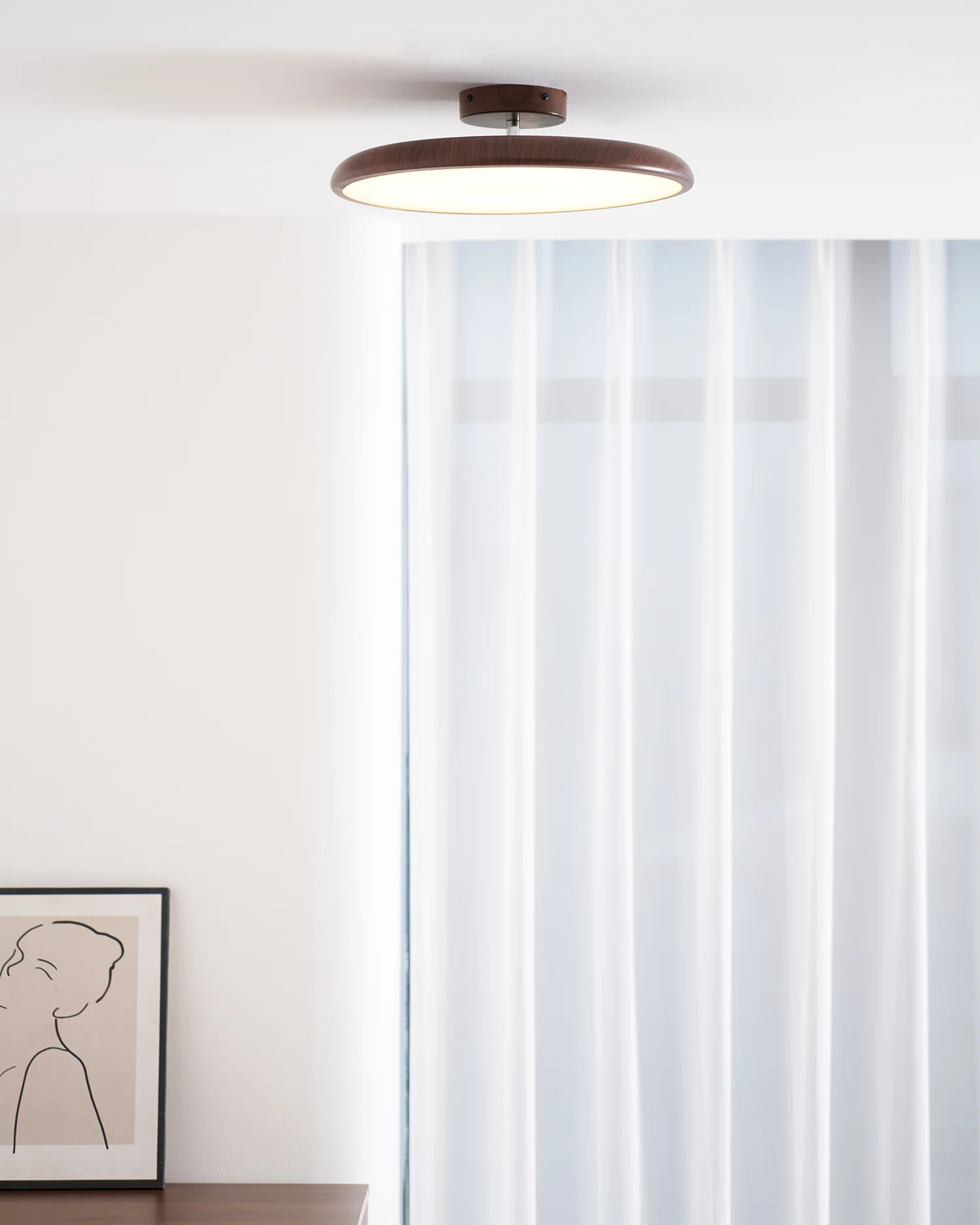 Lola Wood Grain Adjustable Ceiling Lamp - Image 23