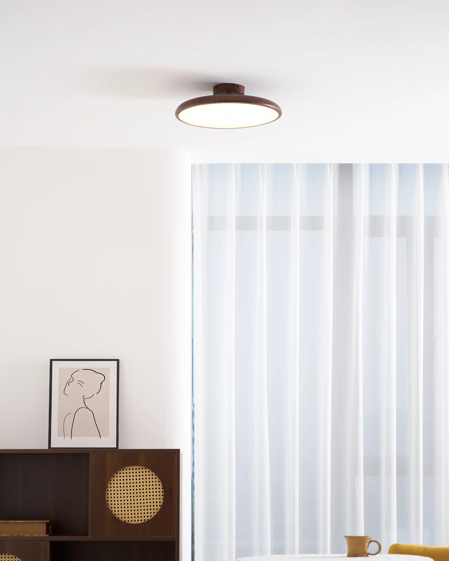 Lola Wood Grain Adjustable Ceiling Lamp - Image 24