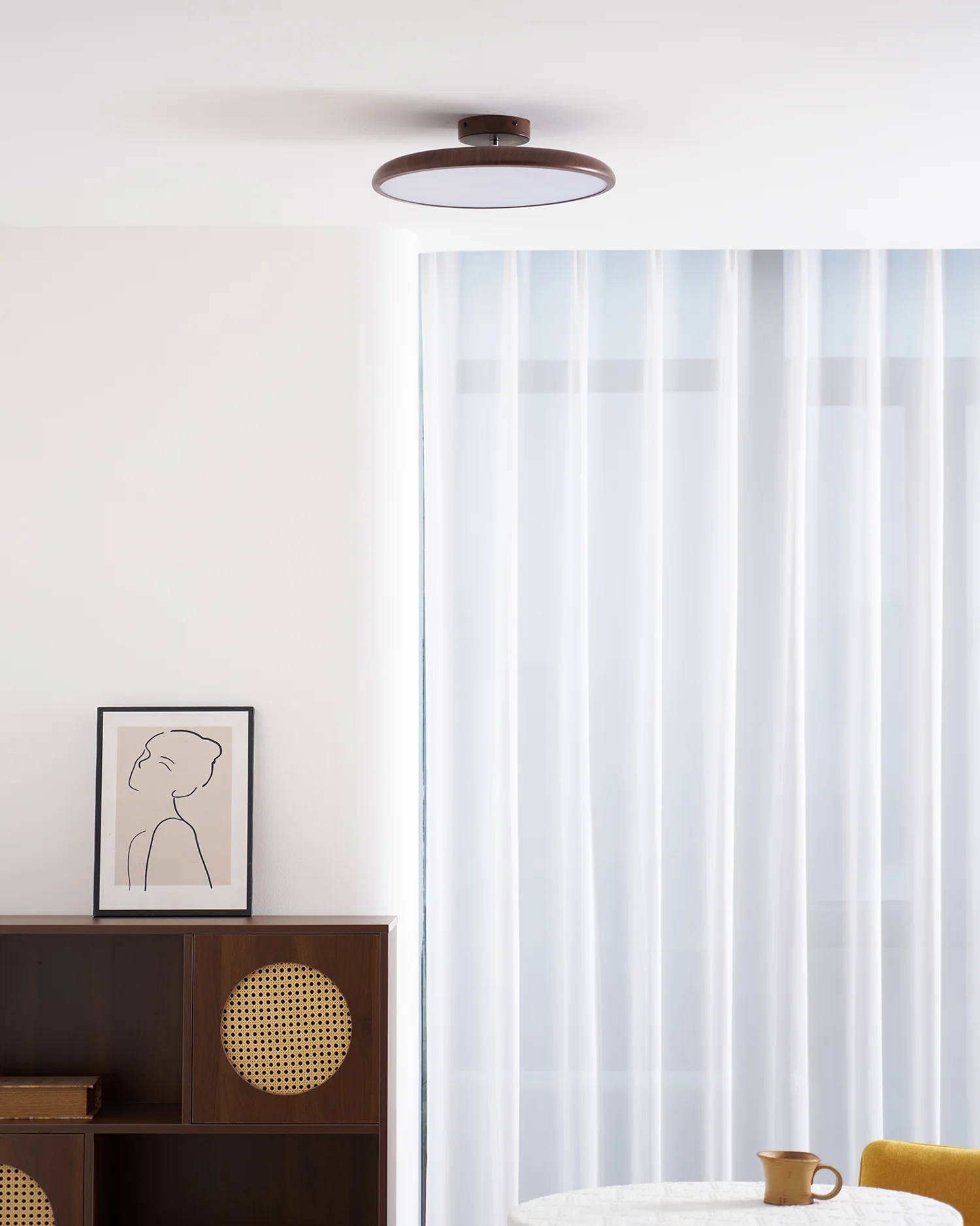 Lola Wood Grain Adjustable Ceiling Lamp - Image 25