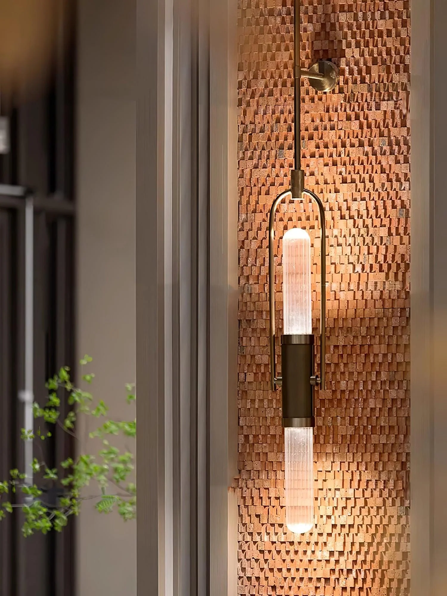 Long Arc Glass Wall Lamp - Image 11