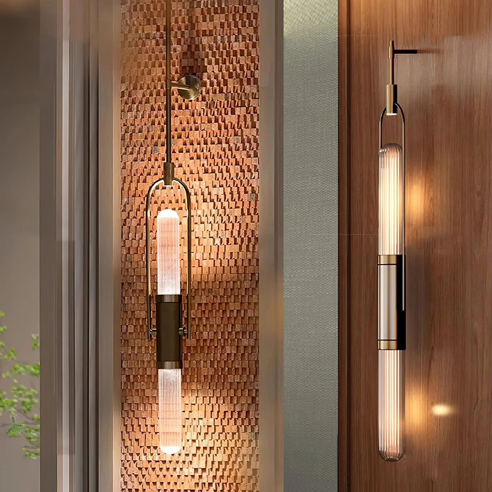 Long Arc Glass Wall Lamp - Image 12