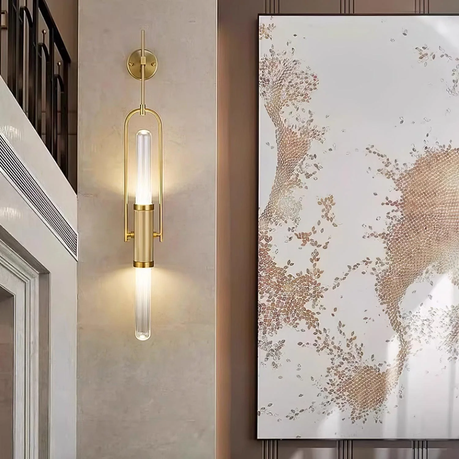 Long Arc Glass Wall Lamp - Image 2