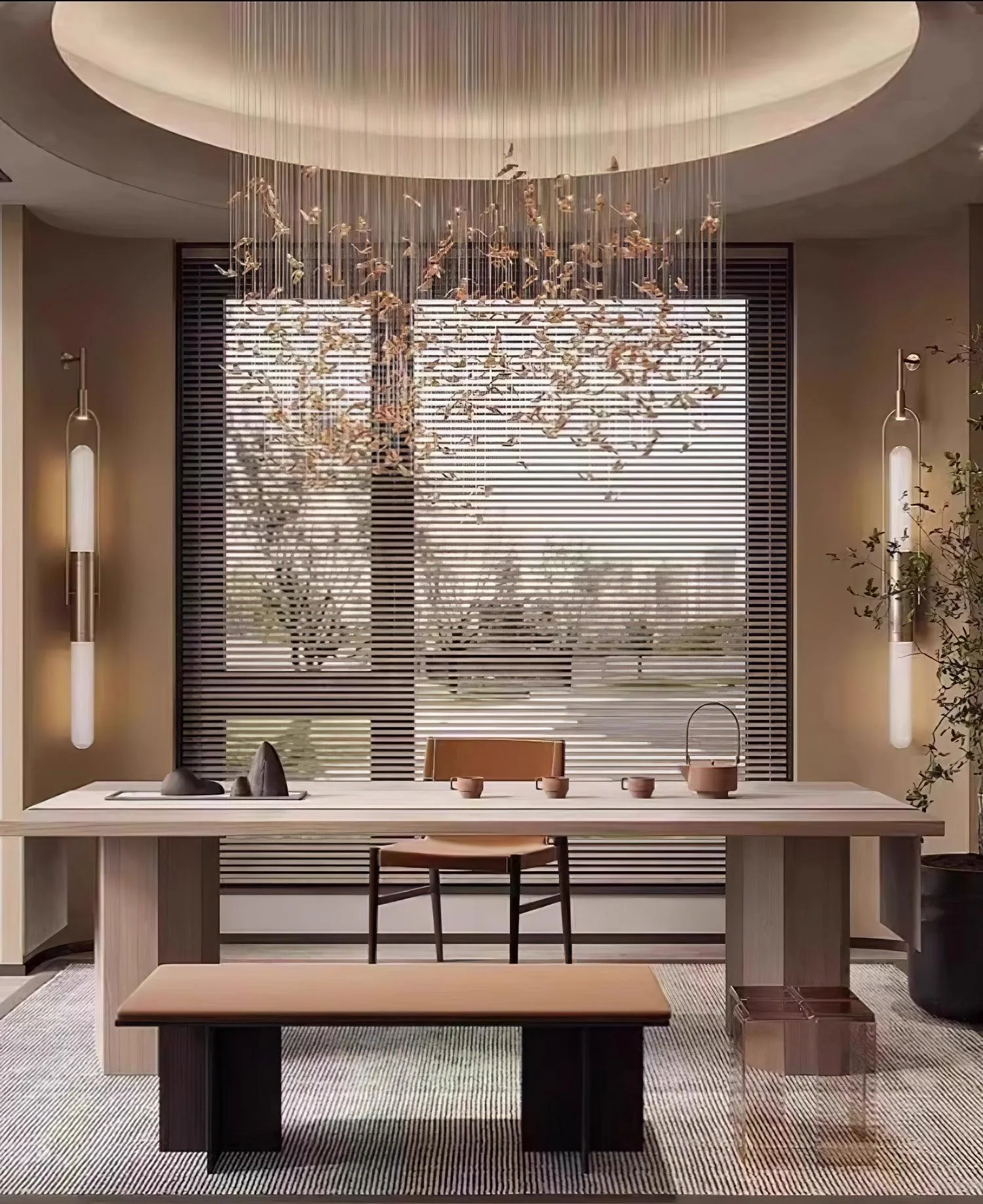Long Arc Glass Wall Lamp - Image 5