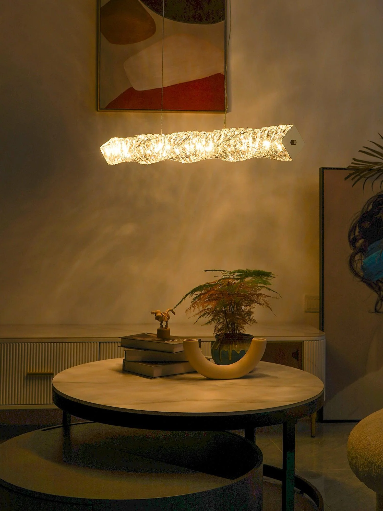 Long Crystal Pendant Lamp - Image 13