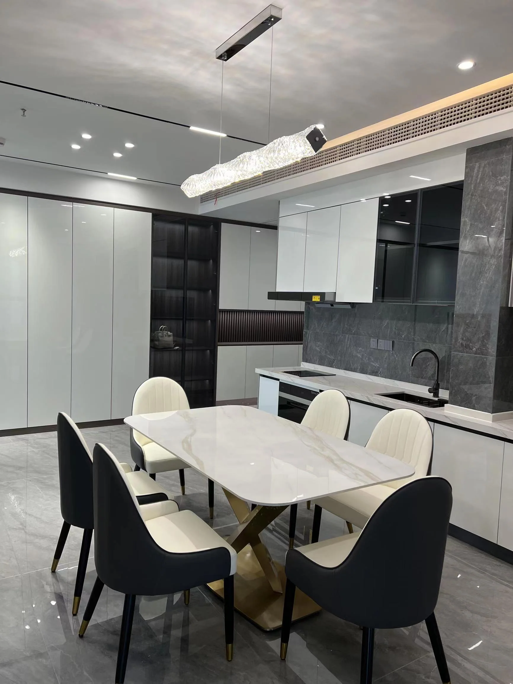 Long Crystal Pendant Lamp - Image 26