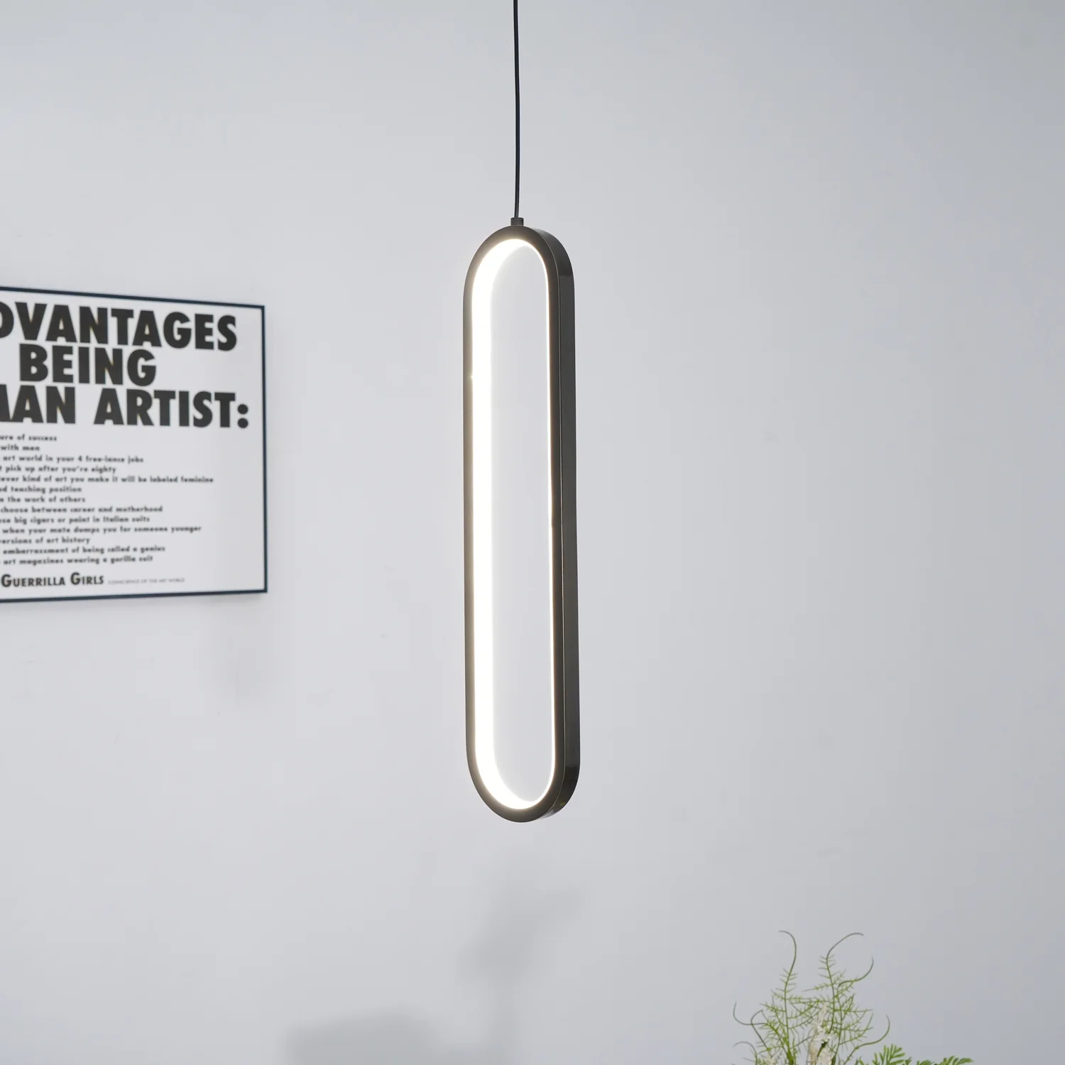 Long Oval LED Pendant Lamp - Image 2