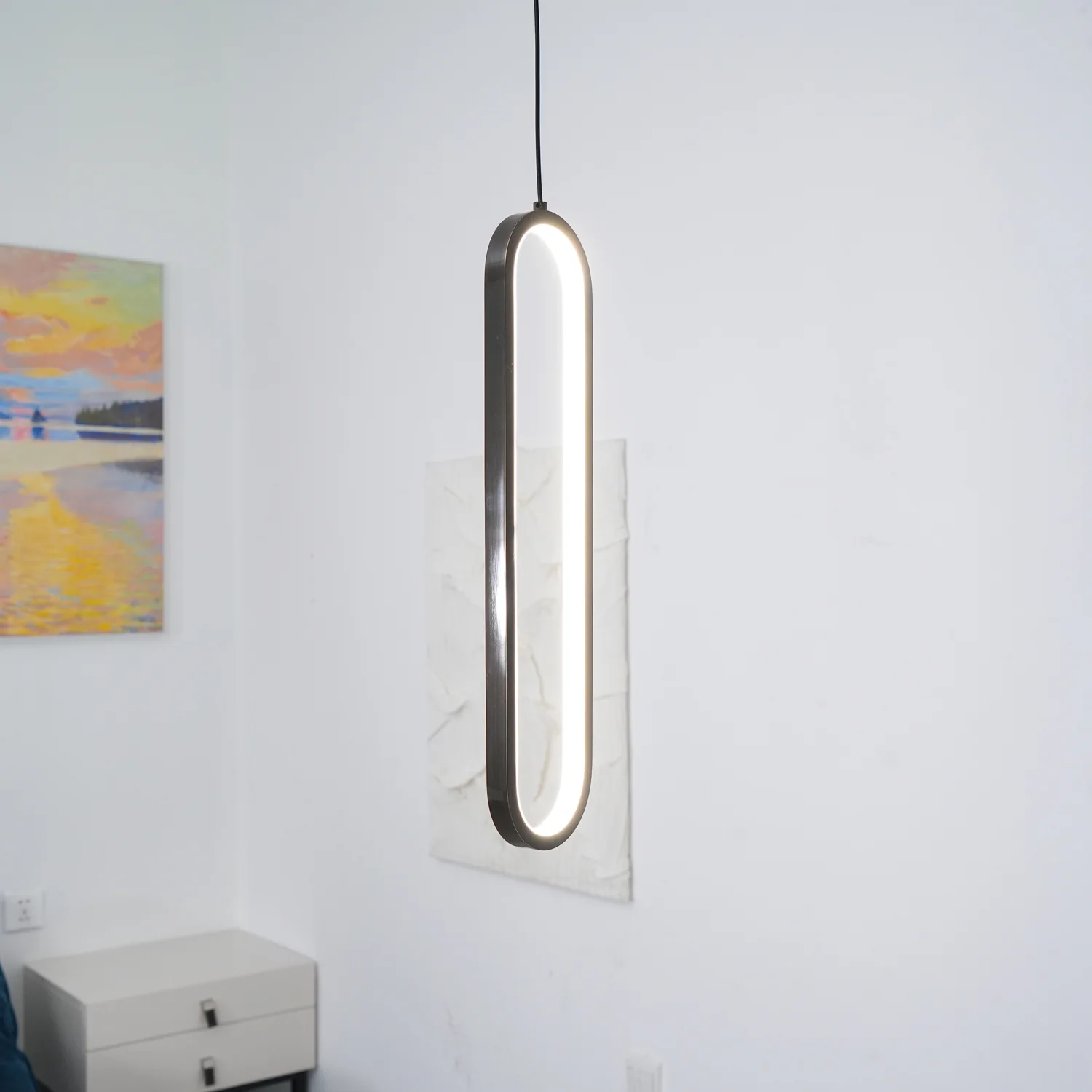 Long Oval LED Pendant Lamp - Image 23