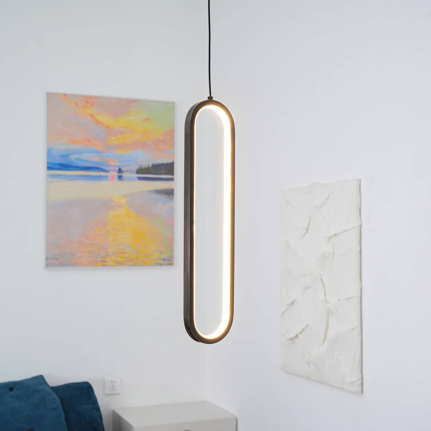 Long Oval LED Pendant Lamp - Image 4