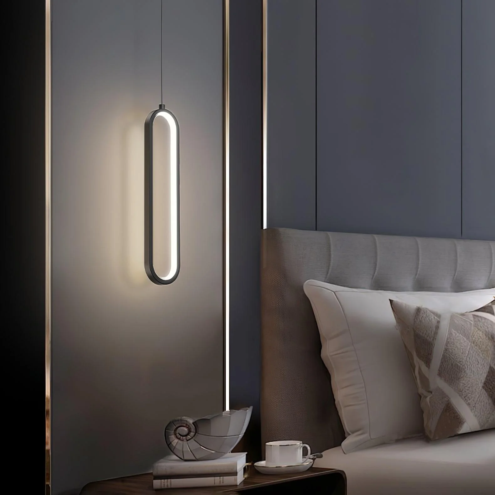 Long Oval LED Pendant Lamp - Image 5