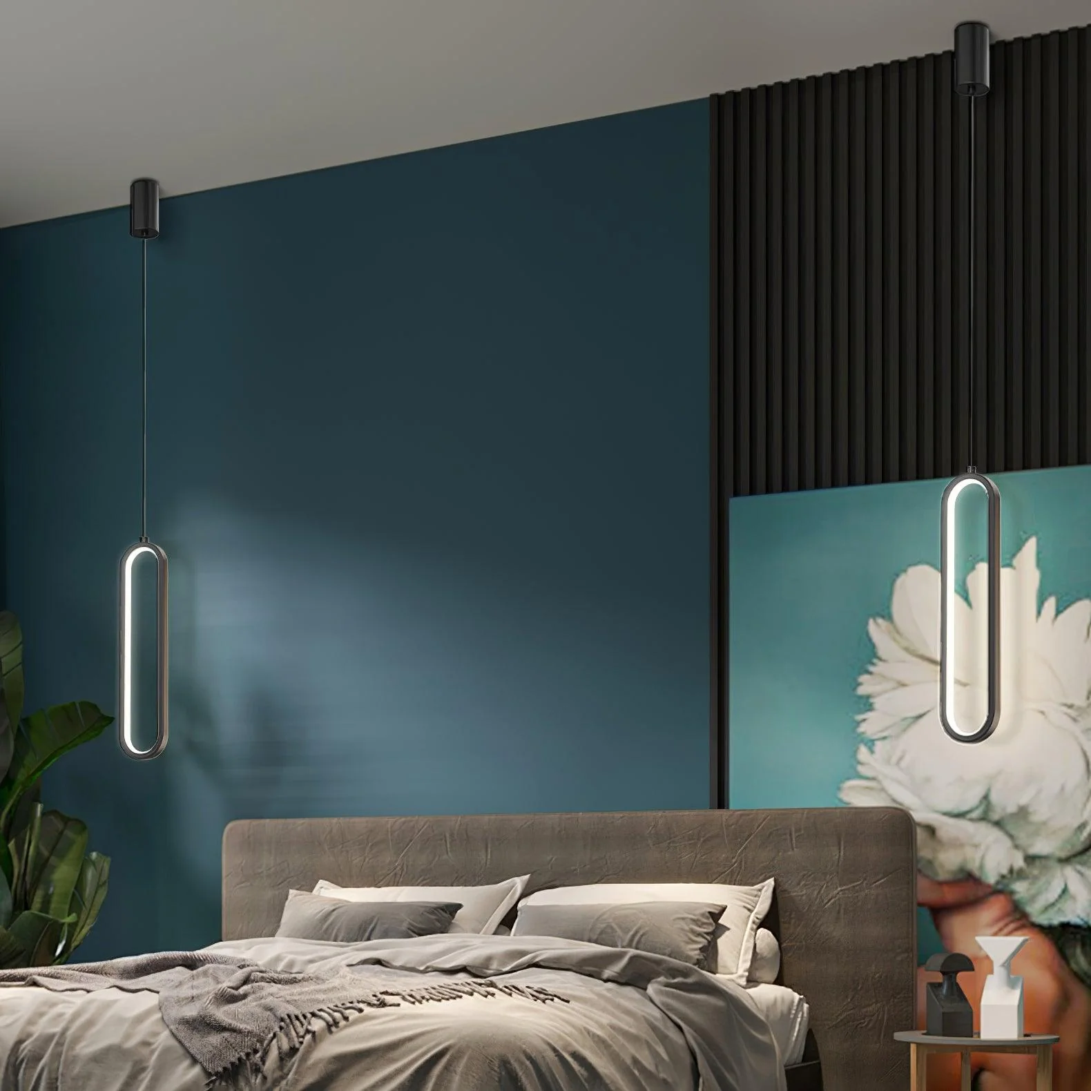 Long Oval LED Pendant Lamp - Image 6