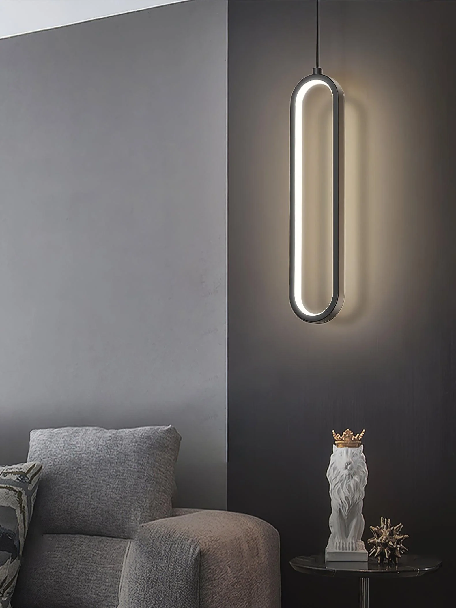Long Oval LED Pendant Lamp - Image 7