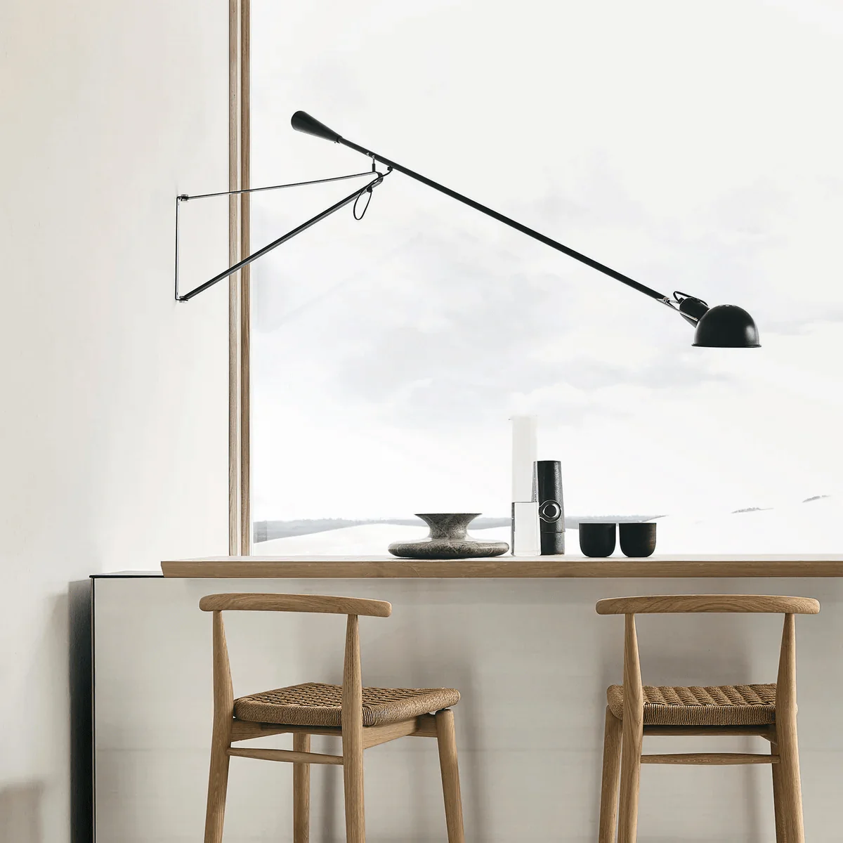 Long Swing Arm Wall Lamp - Image 4