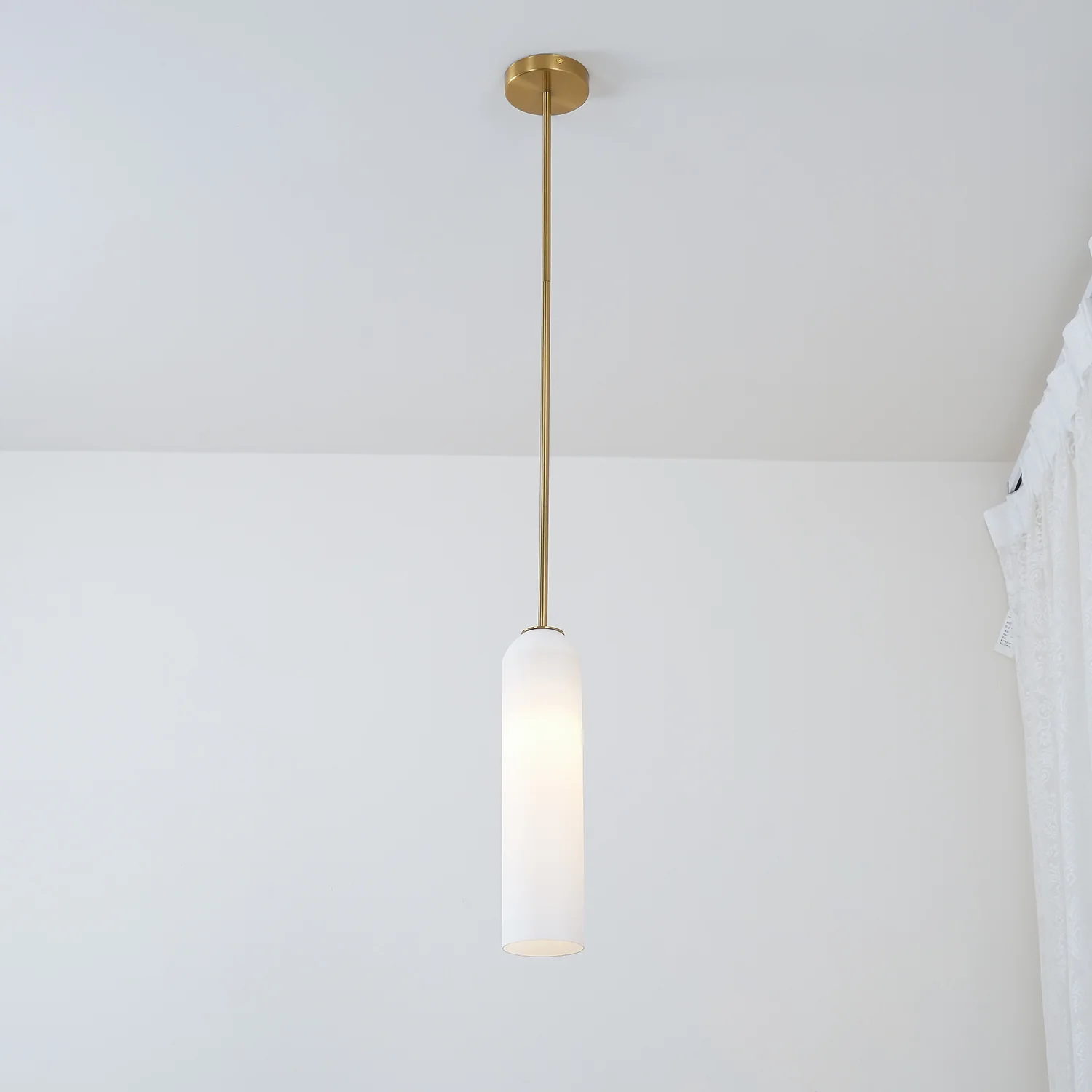 Long Tube Glass Pendant Light - Image 11