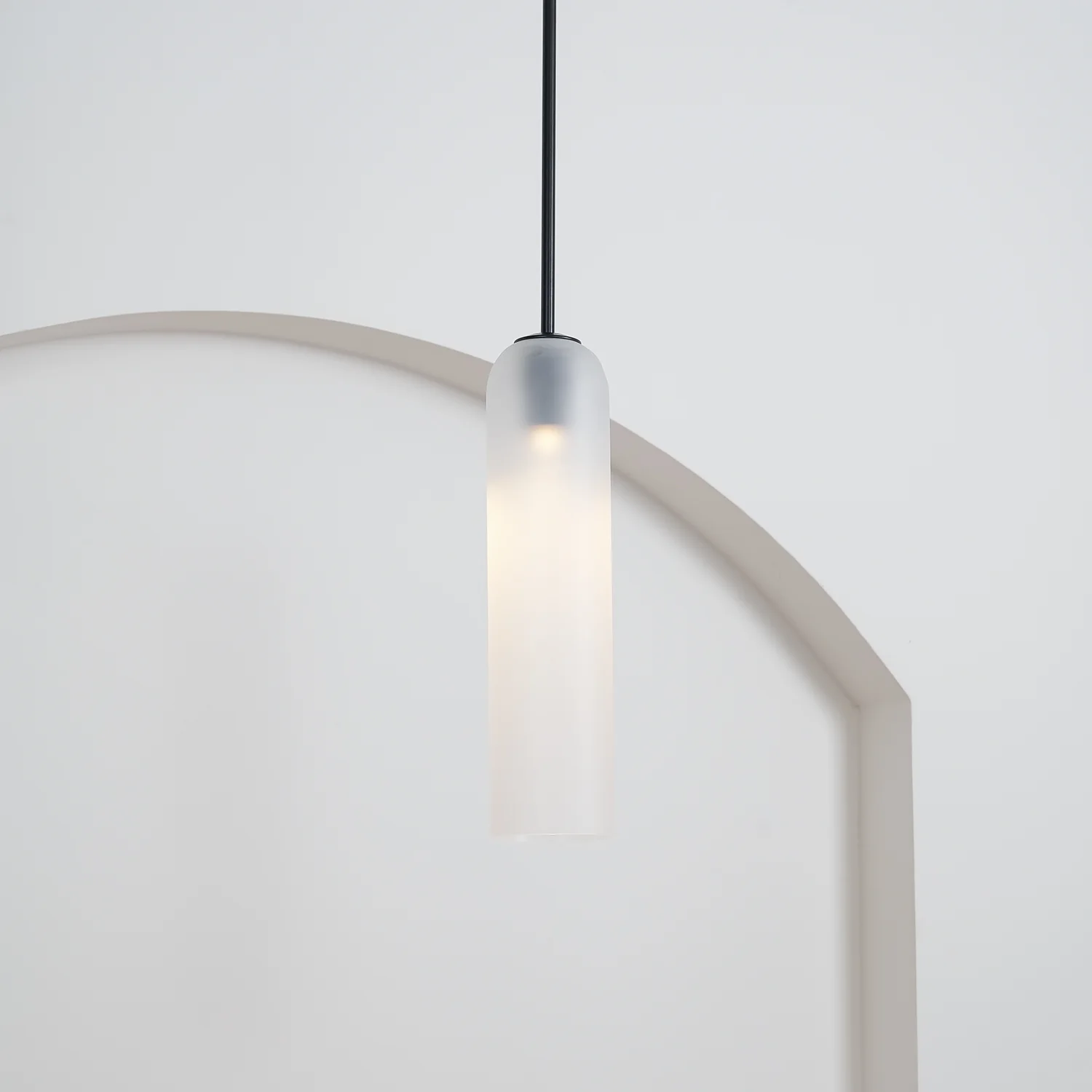Long Tube Glass Pendant Light - Image 12