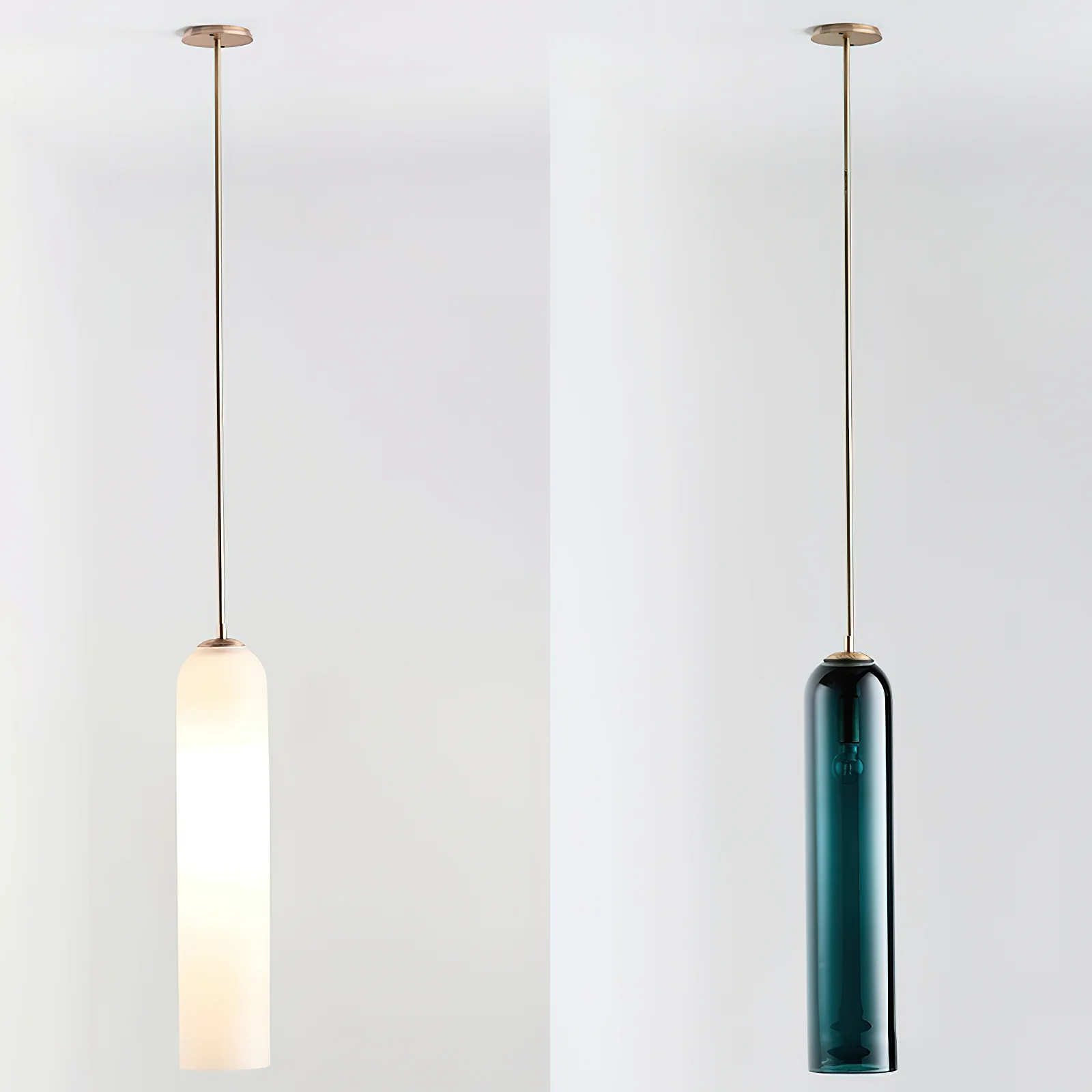 Long Tube Glass Pendant Light - Image 29