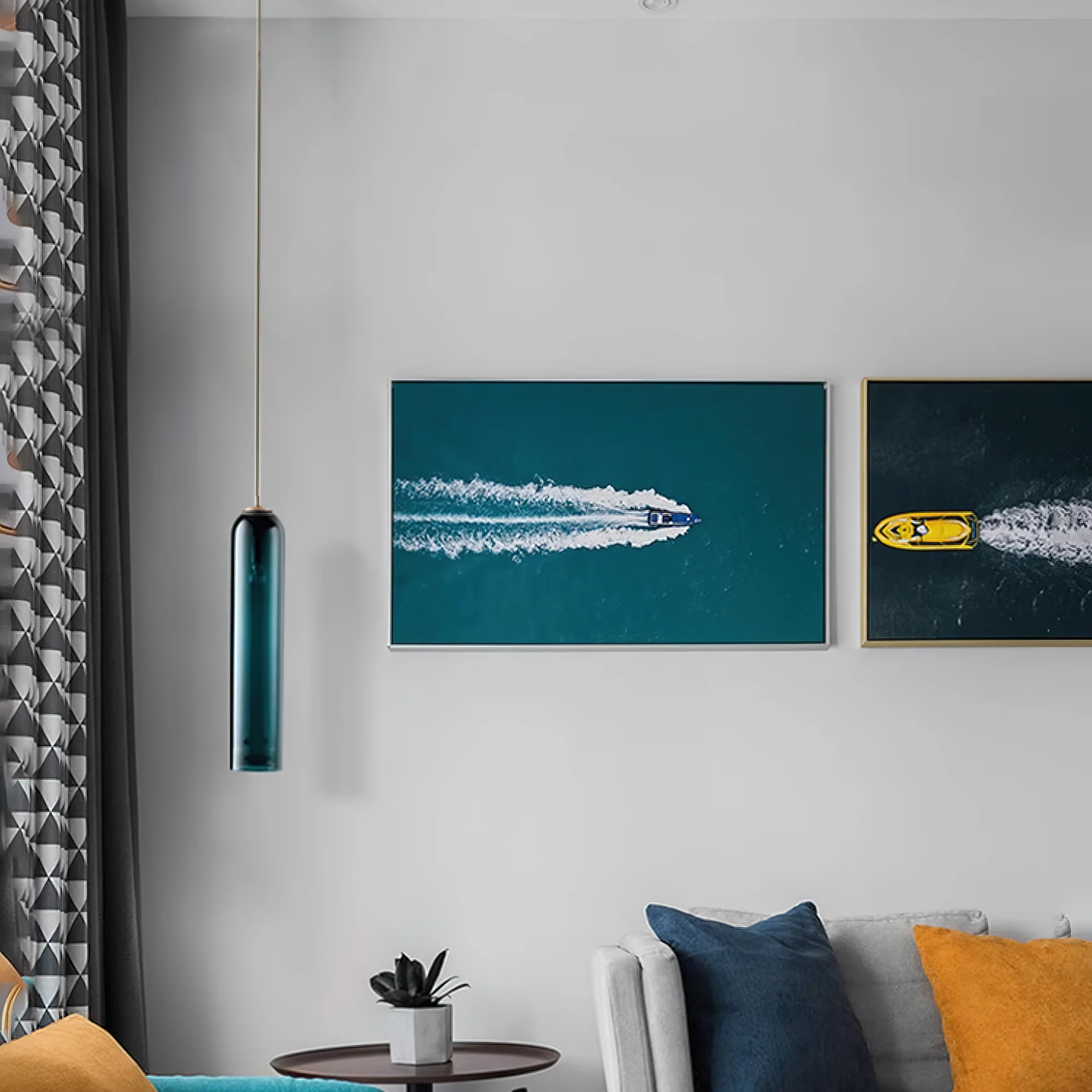 Long Tube Glass Pendant Light - Image 33