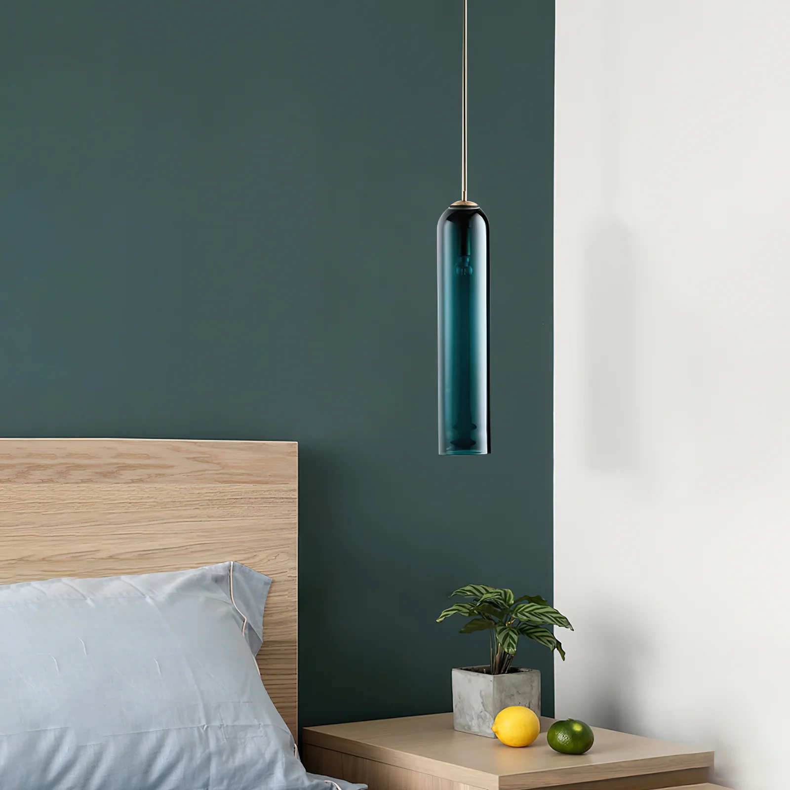 Long Tube Glass Pendant Light - Image 5