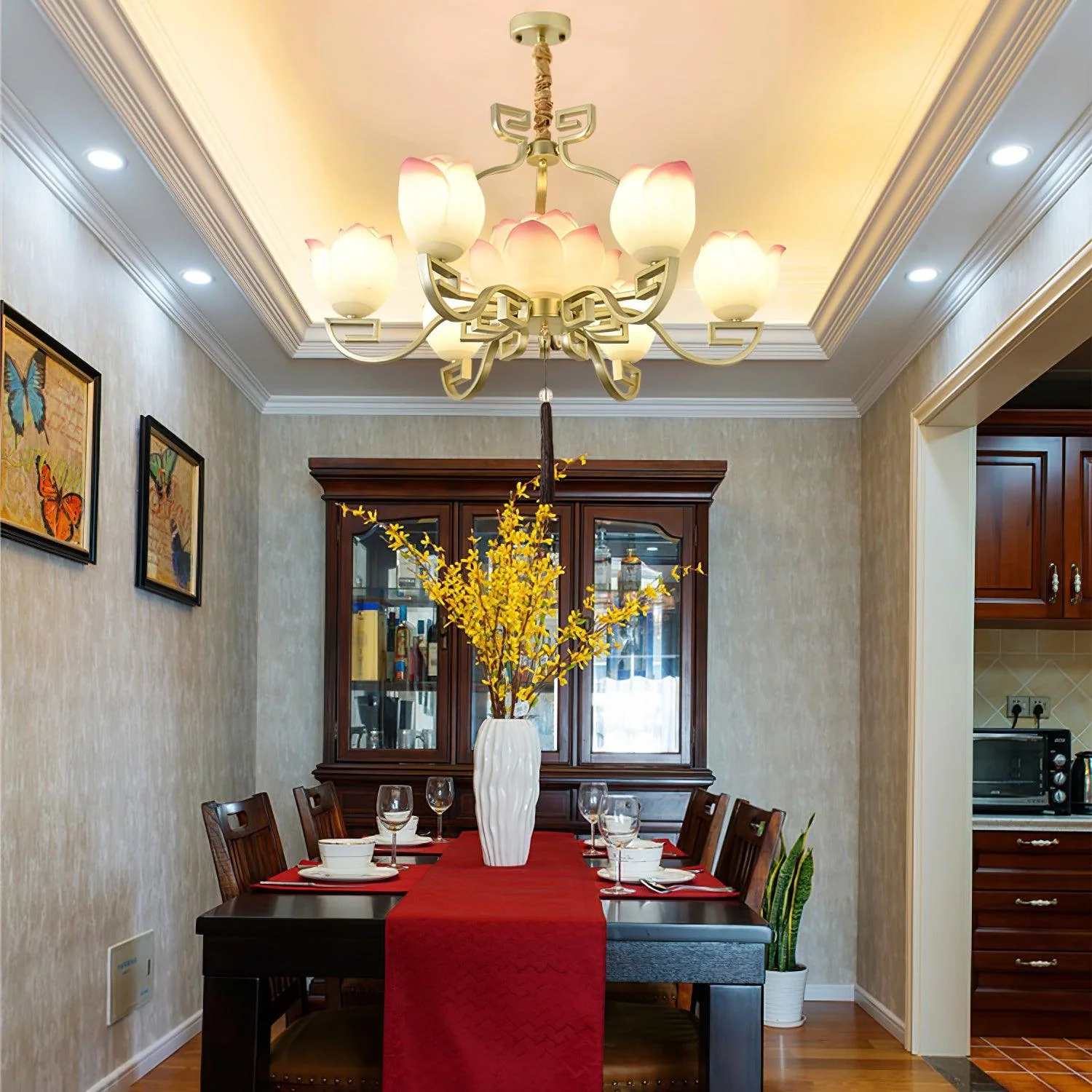 Lotus Bloom Chandelier - Image 4