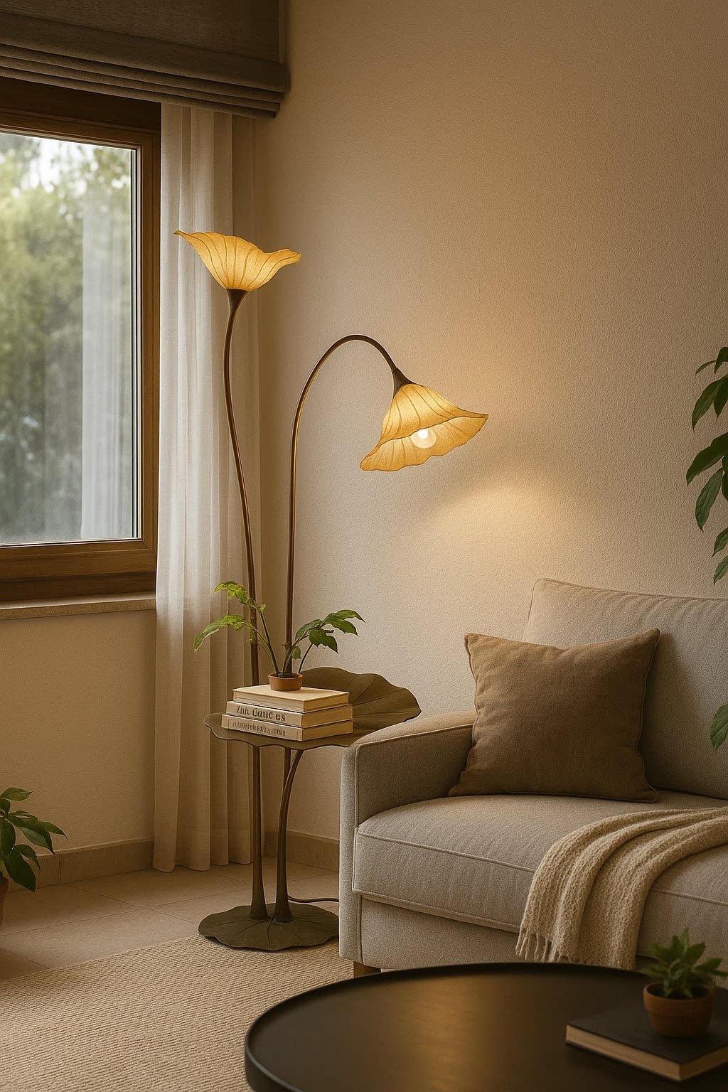 Lotus Bloom Floor Lamp - Image 8
