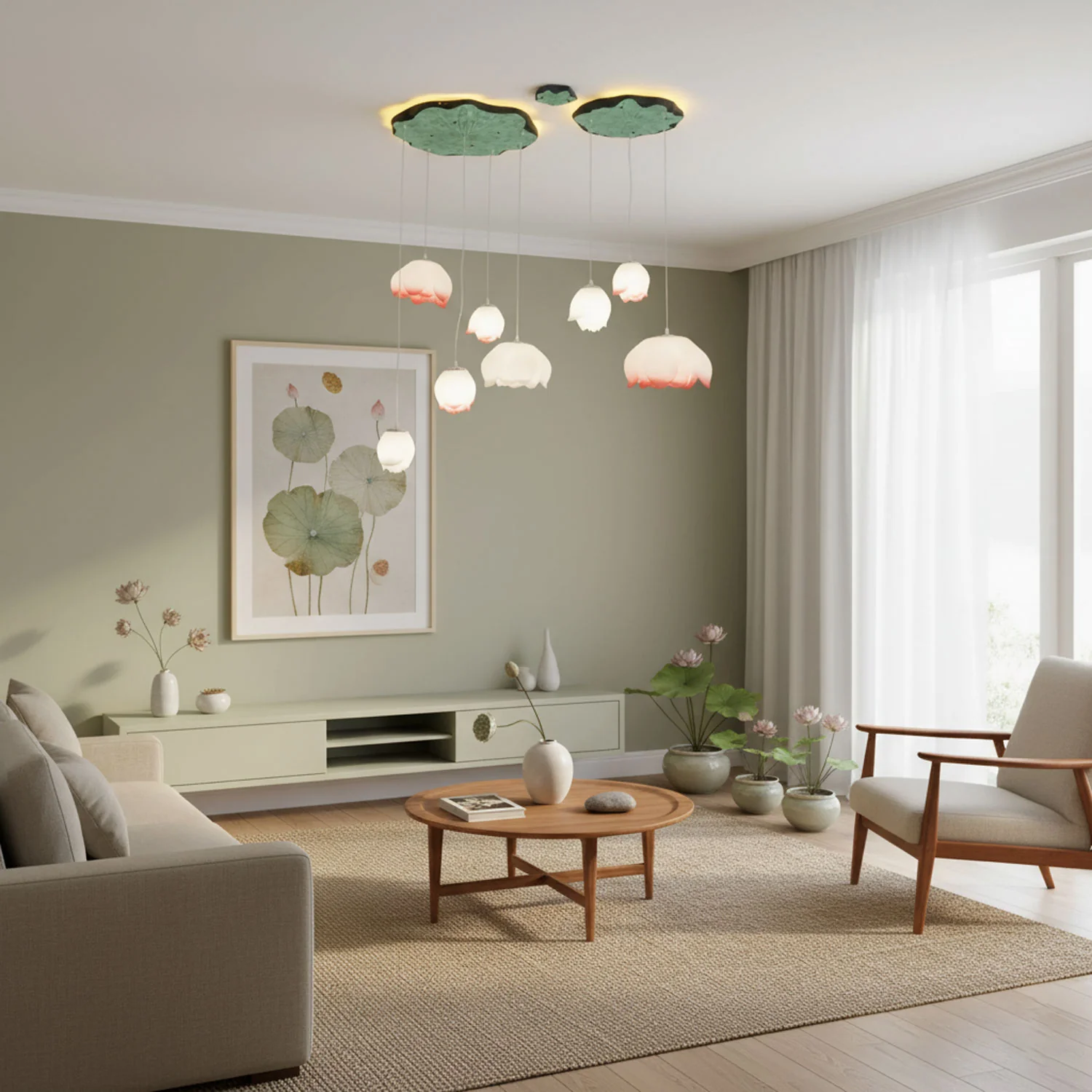 Lotus Chandelier - Image 3