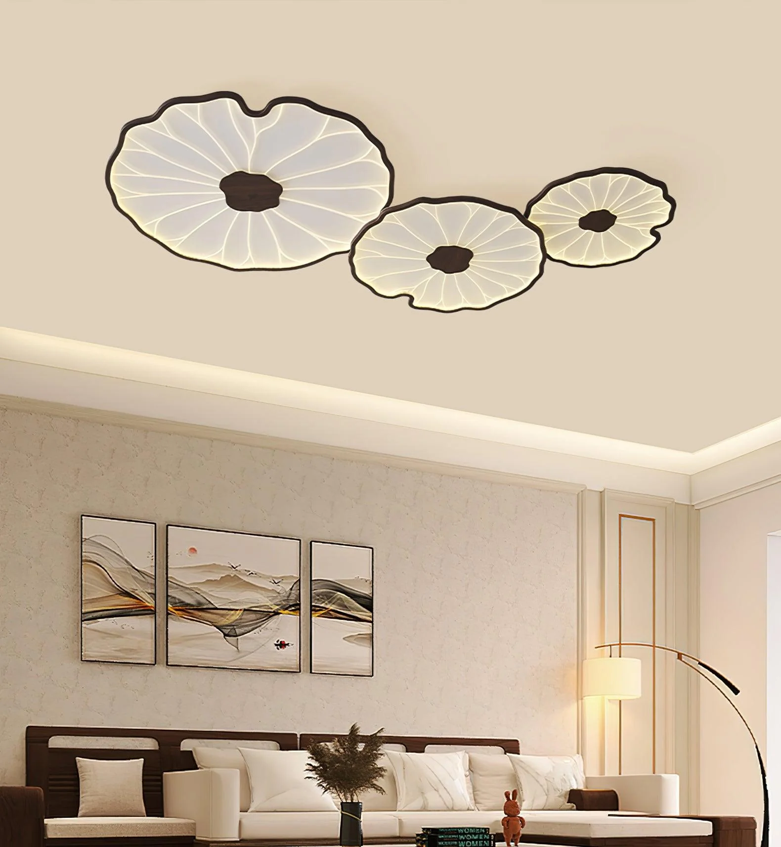 Lotus Leaf Acrylic Ceiling Lamp - Image 14