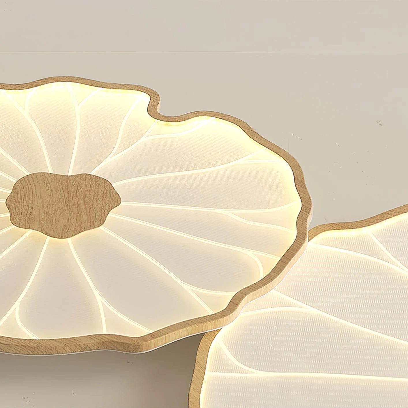 Lotus Leaf Acrylic Ceiling Lamp - Image 16