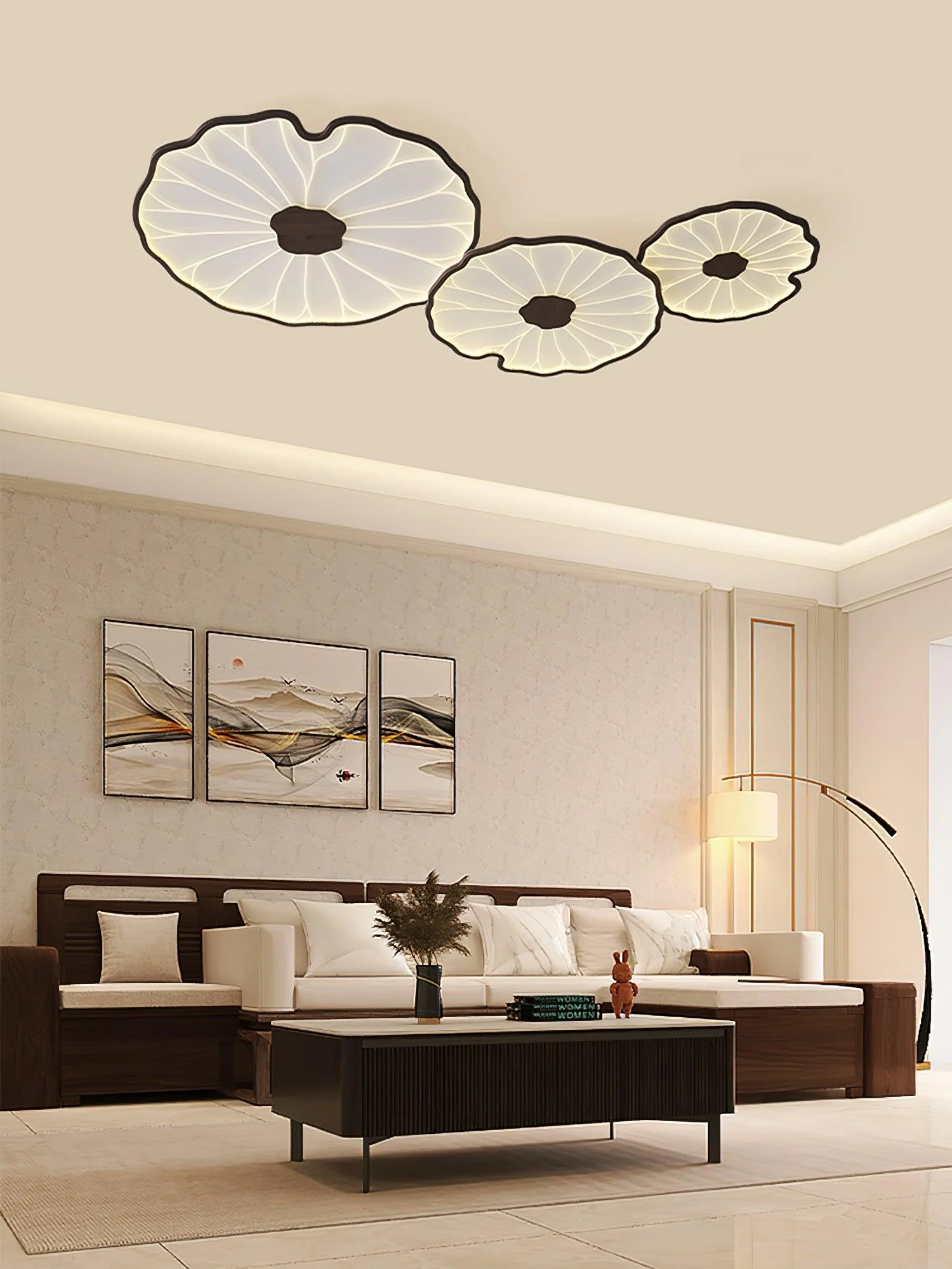 Lotus Leaf Acrylic Ceiling Lamp - Image 29