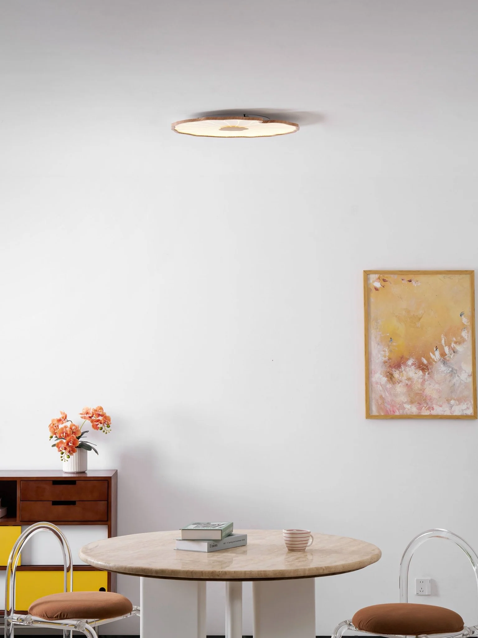 Lotus Leaf Acrylic Ceiling Lamp - Image 49