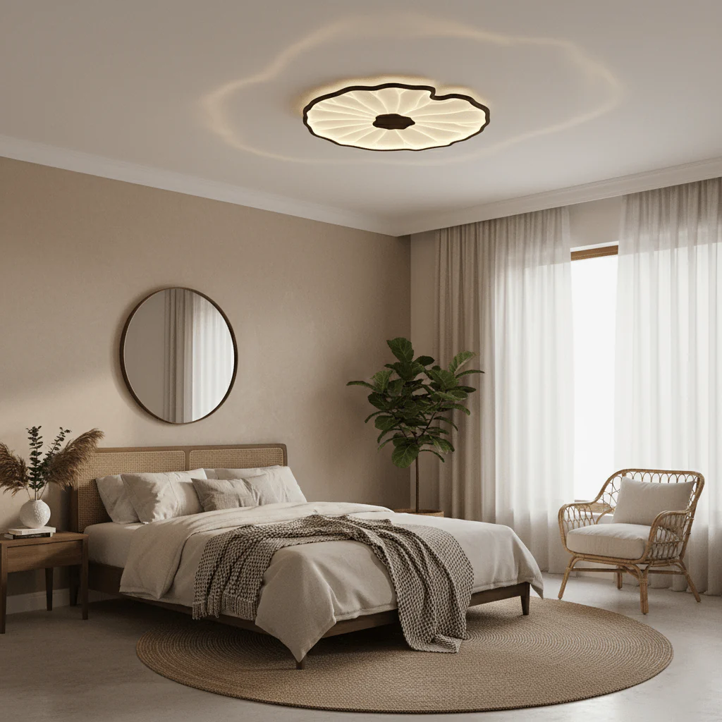 Lotus Leaf Acrylic Ceiling Lamp - Image 9