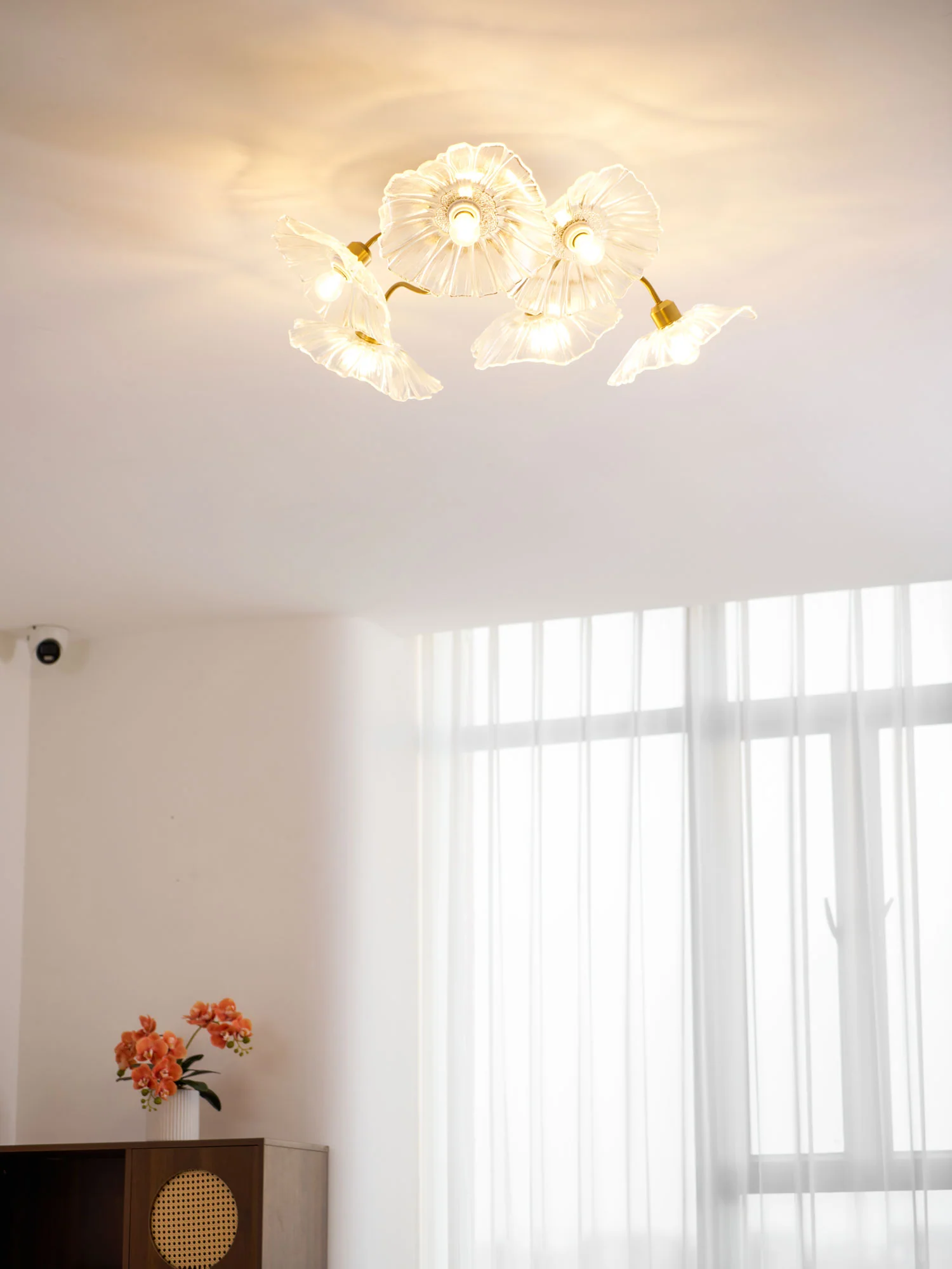 Lotus Leaf Glass Ceiling Lamp - Image 88