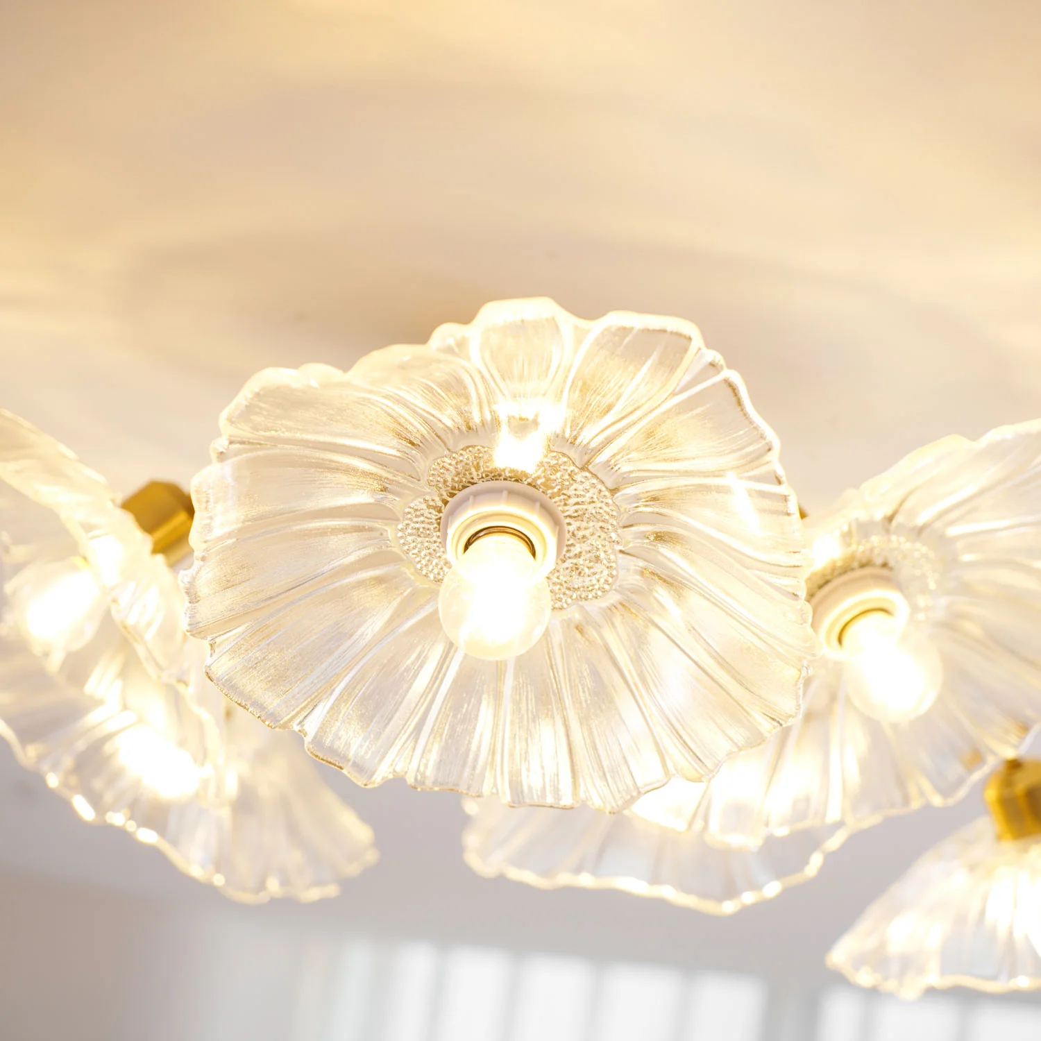 Lotus Leaf Glass Ceiling Lamp - Image 92
