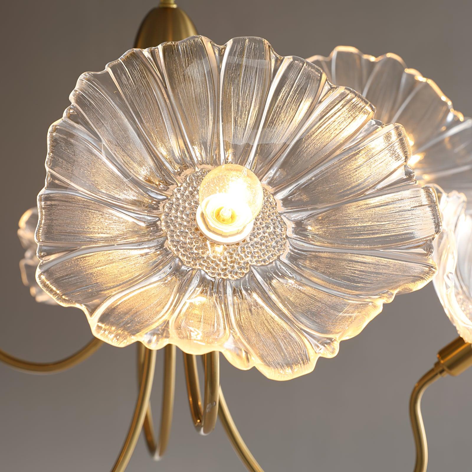 Lotus Leaf Glass Chandelier - Image 56