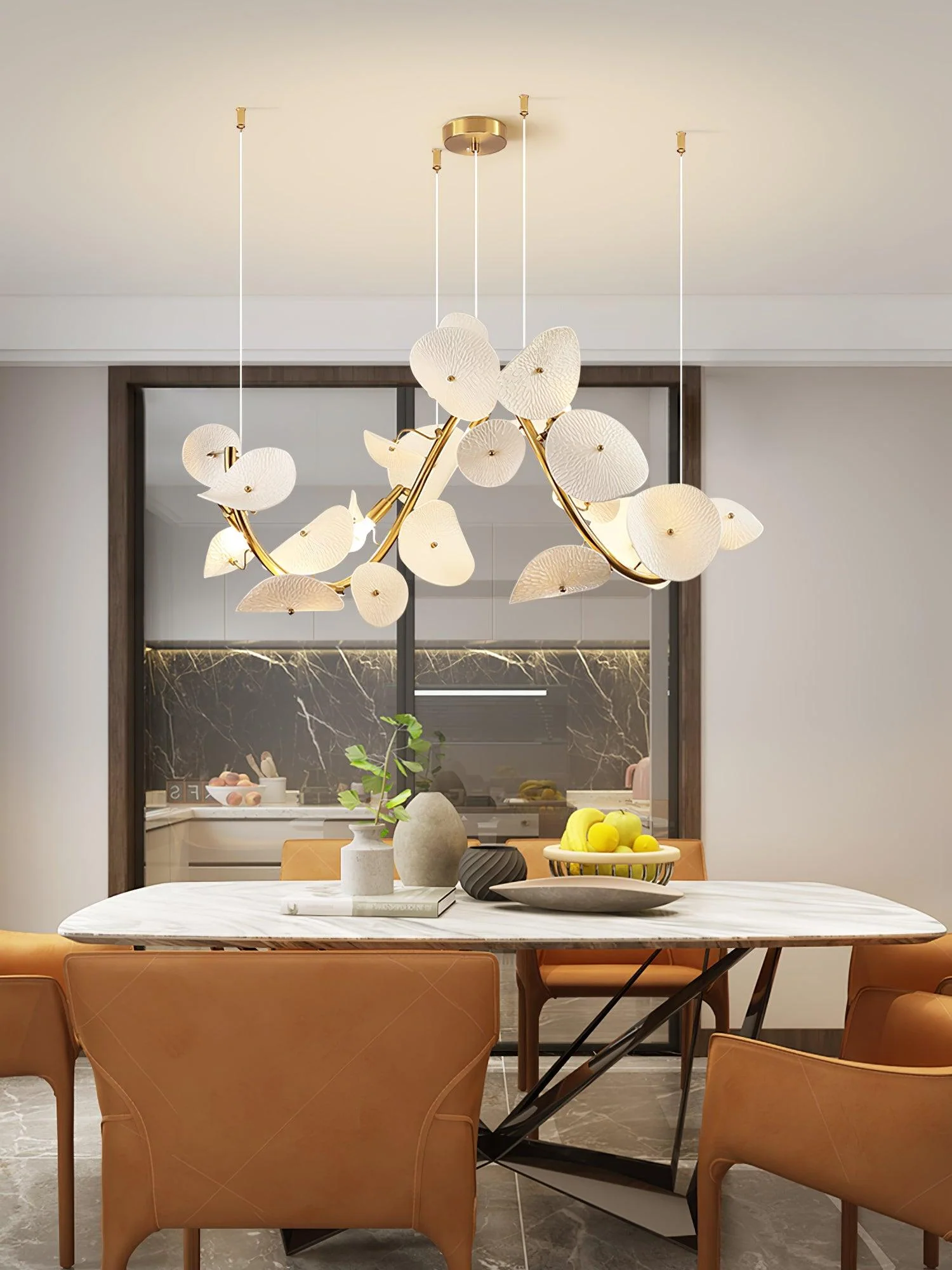 Lotus Petal Chandelier - Image 20