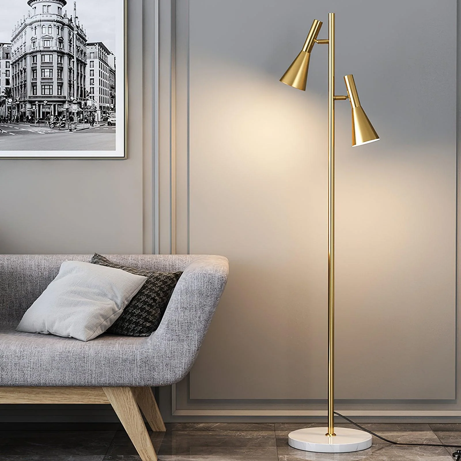Lron Mouth Floor Lamp - Image 2