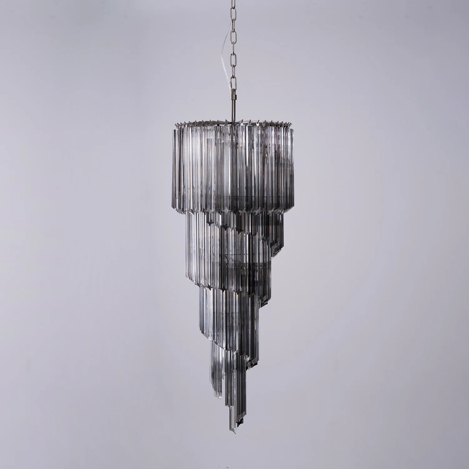 Lucente Noir Spiral Chandelier - Image 12
