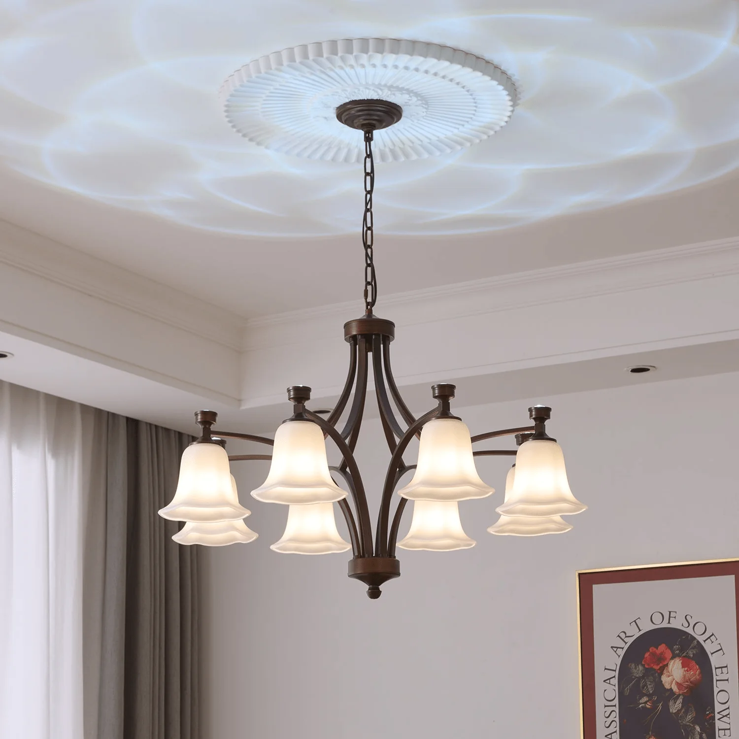 Lucian Bell Chandelier - Image 2