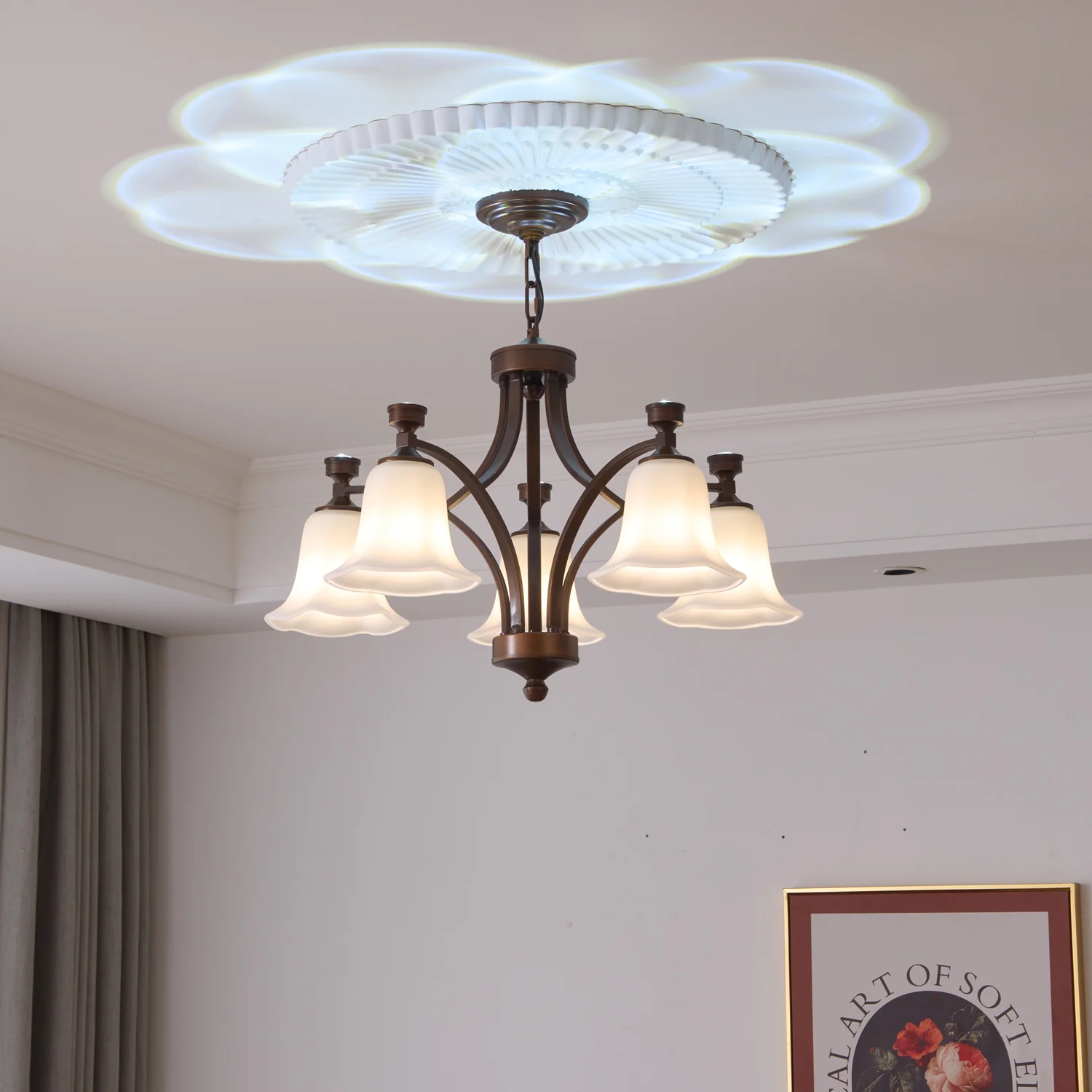 Lucian Bell Chandelier - Image 7