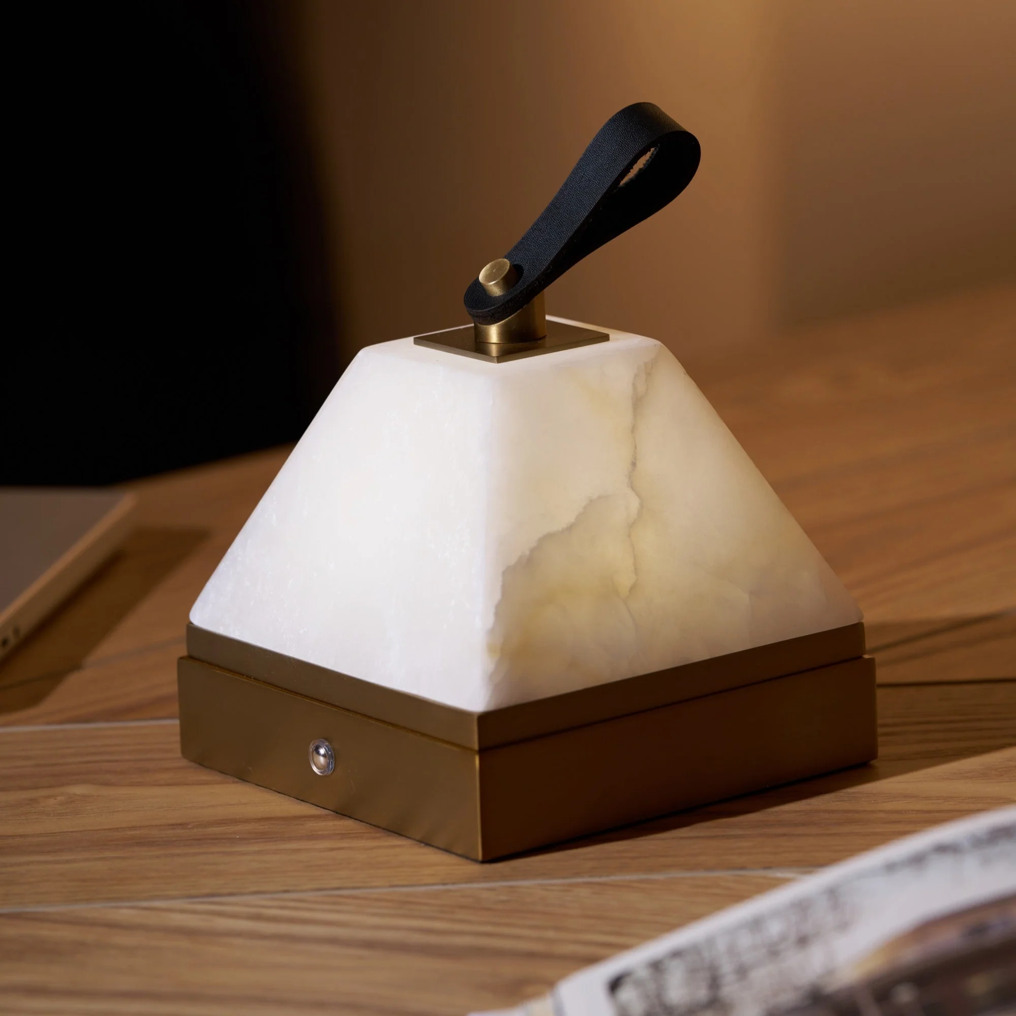 Luma Cube Alabaster Portable Lamp - Image 18