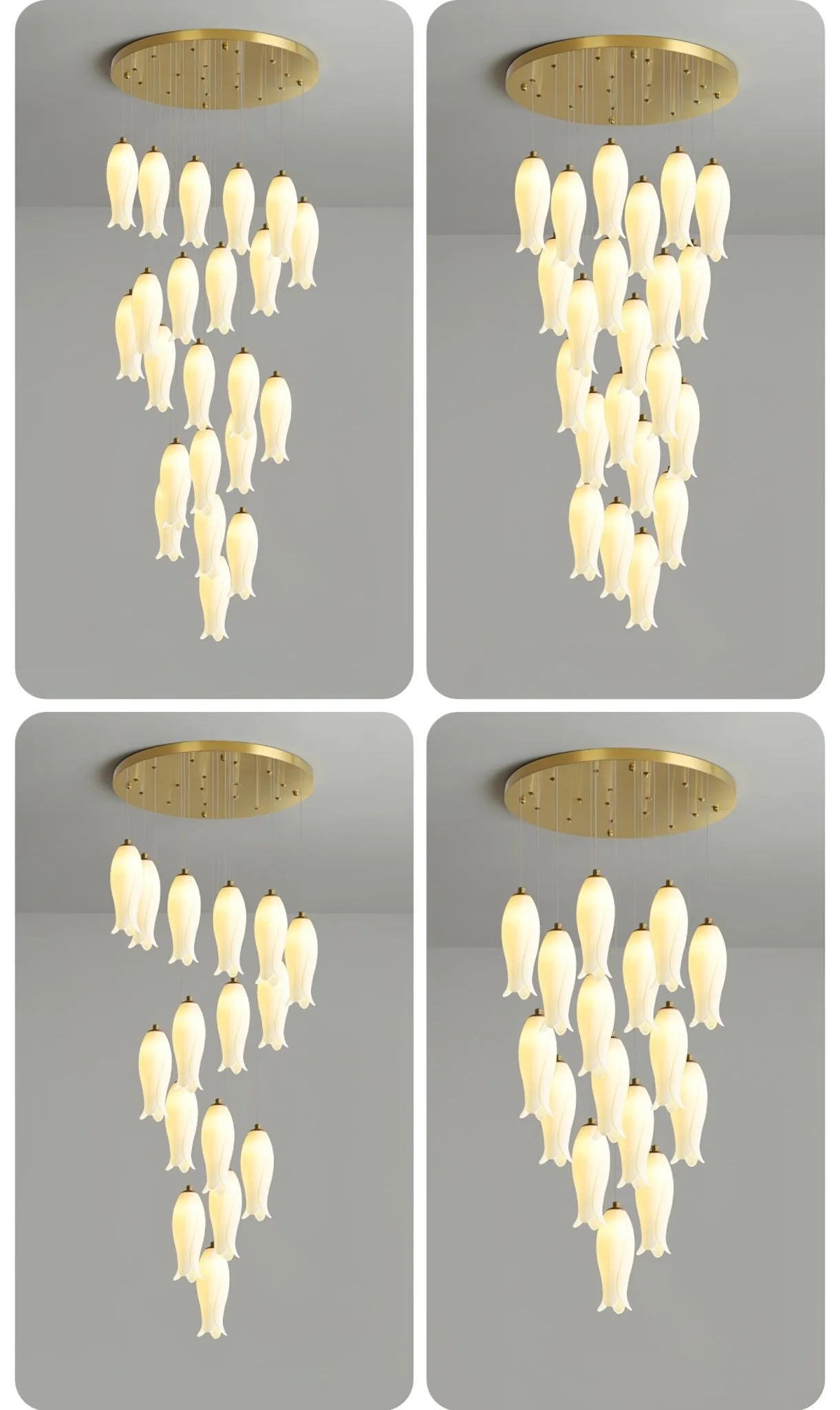Luma Flora Stairs Chandelier - Image 39