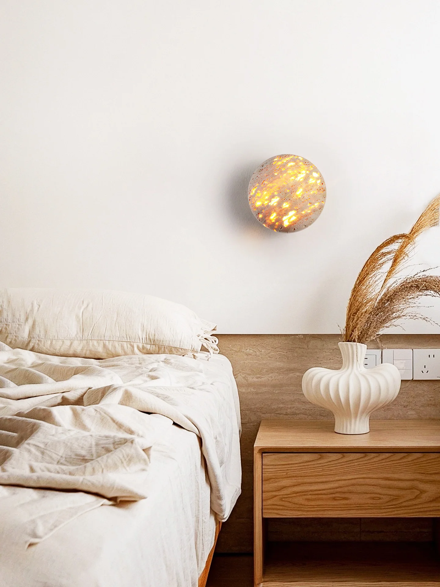 Luma Stone Wall Light - Image 7