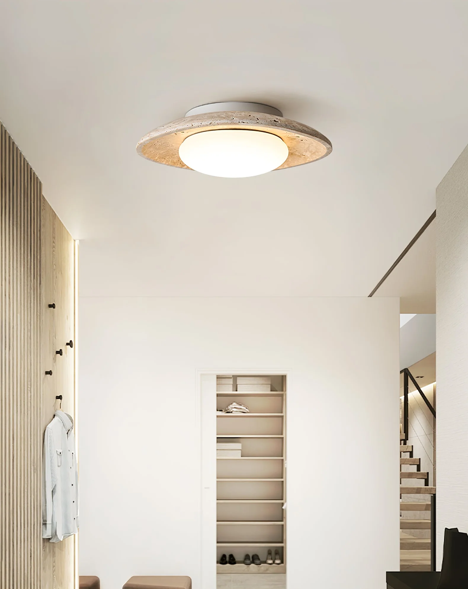 Luma Travertine Ceiling Light - Image 15