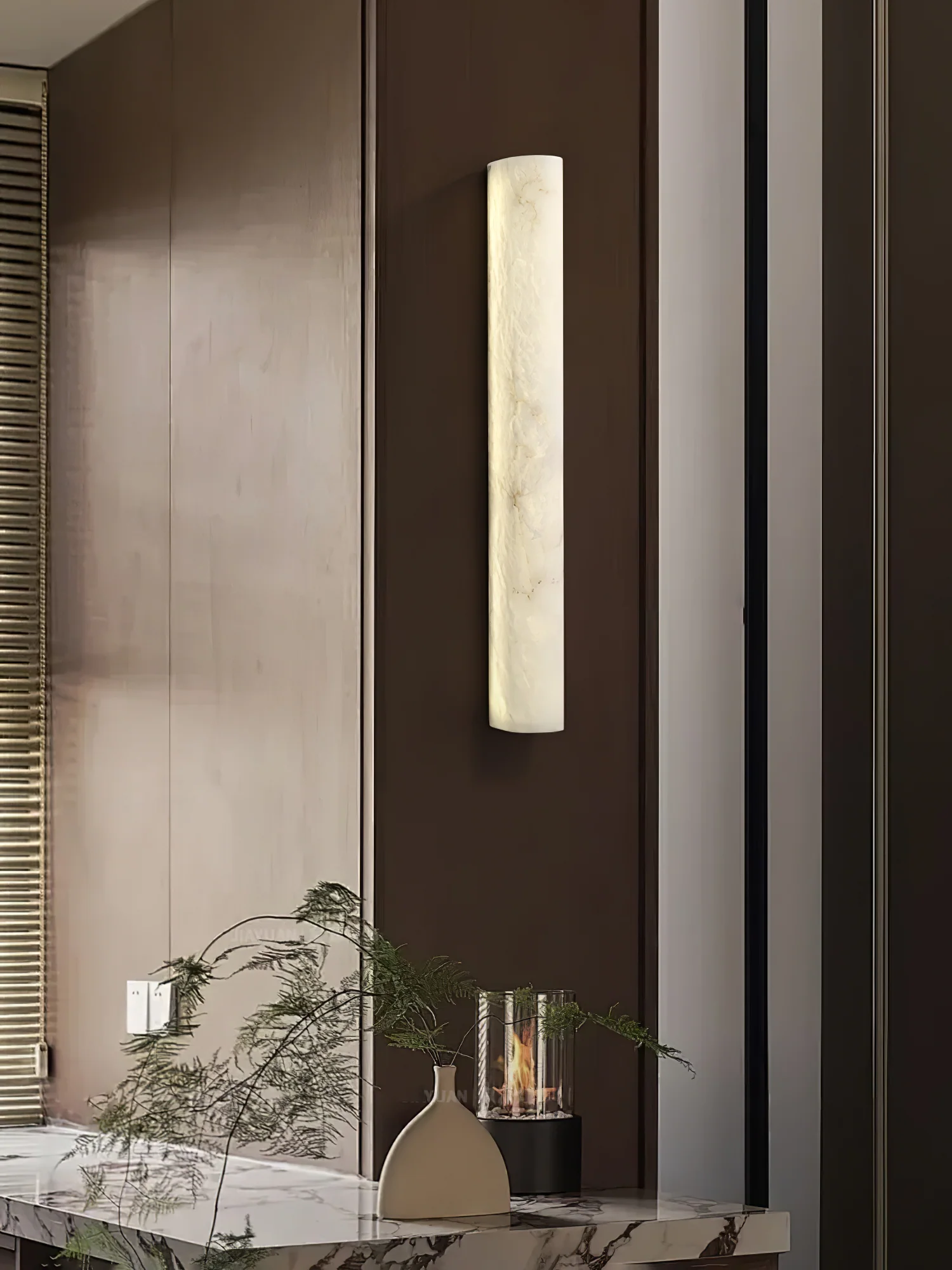 Luminara Alabaster Wall Sconce - Image 5