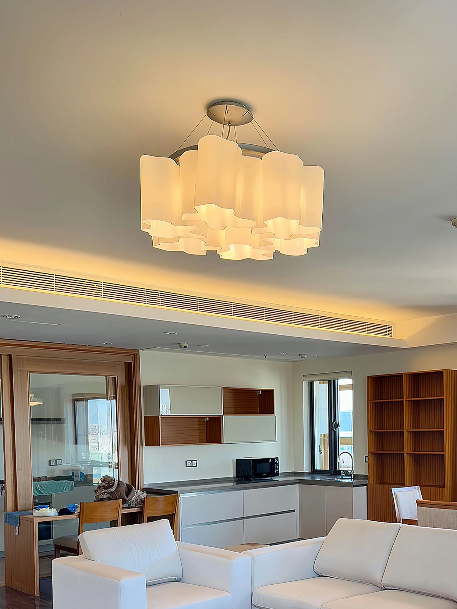 Luminara Glass Chandelier - Image 8