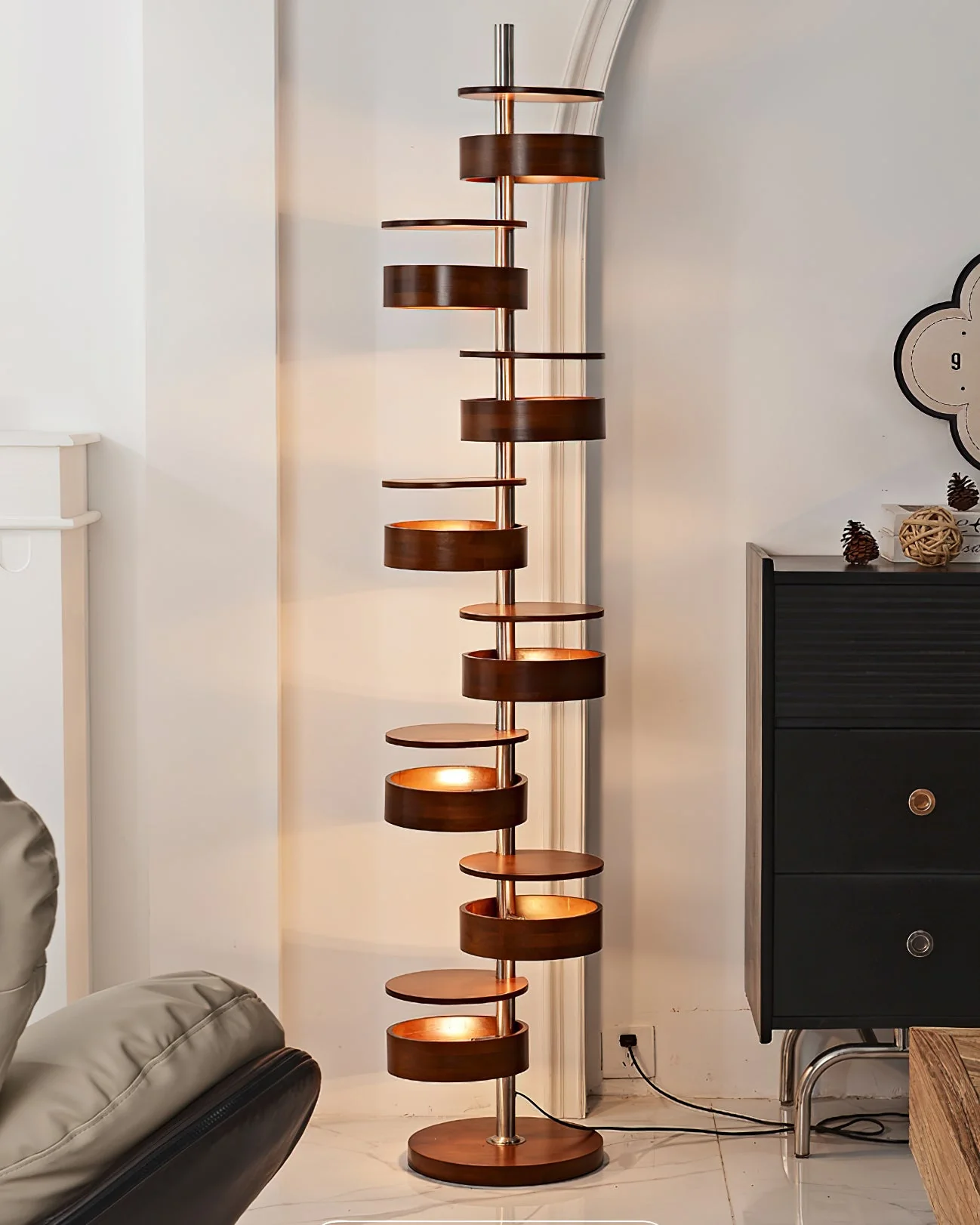 Luminis Wooden Floor Lamp - Image 14