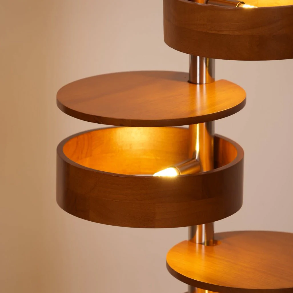 Luminis Wooden Floor Lamp - Image 6