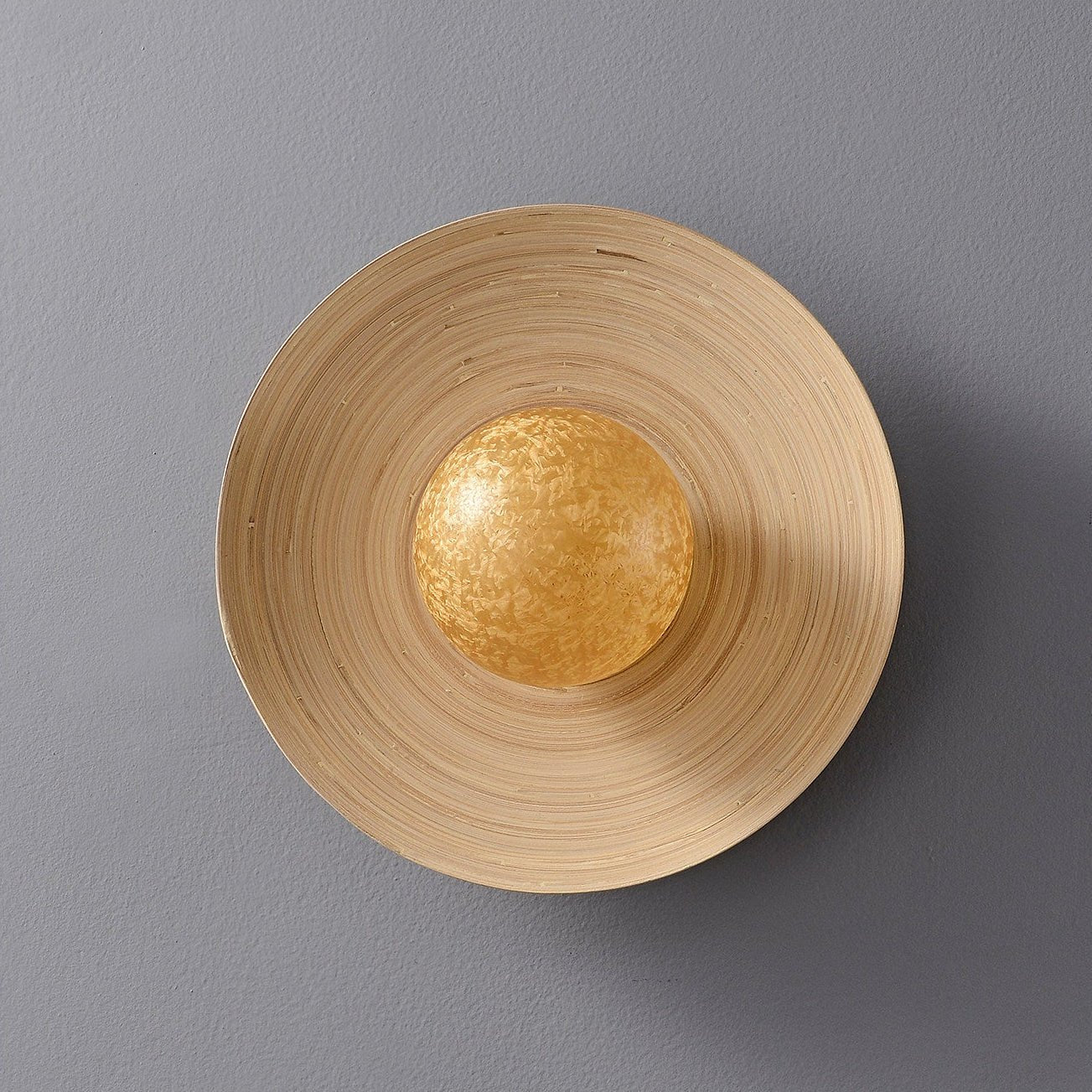 Luminous Bamboo Halo Wall Lamp - Image 6