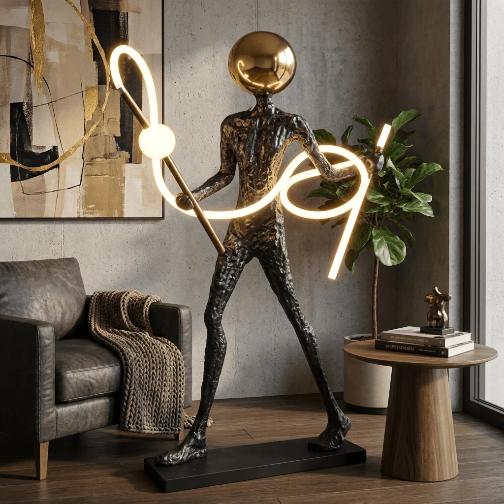 Luminous Voyager Sculpture Lamp - Image 4